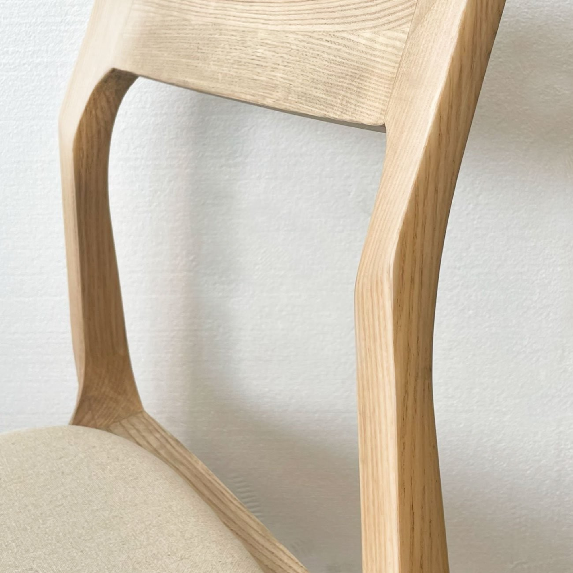 COOPER STACKABLE DINING CHAIR | LINEN SEAT