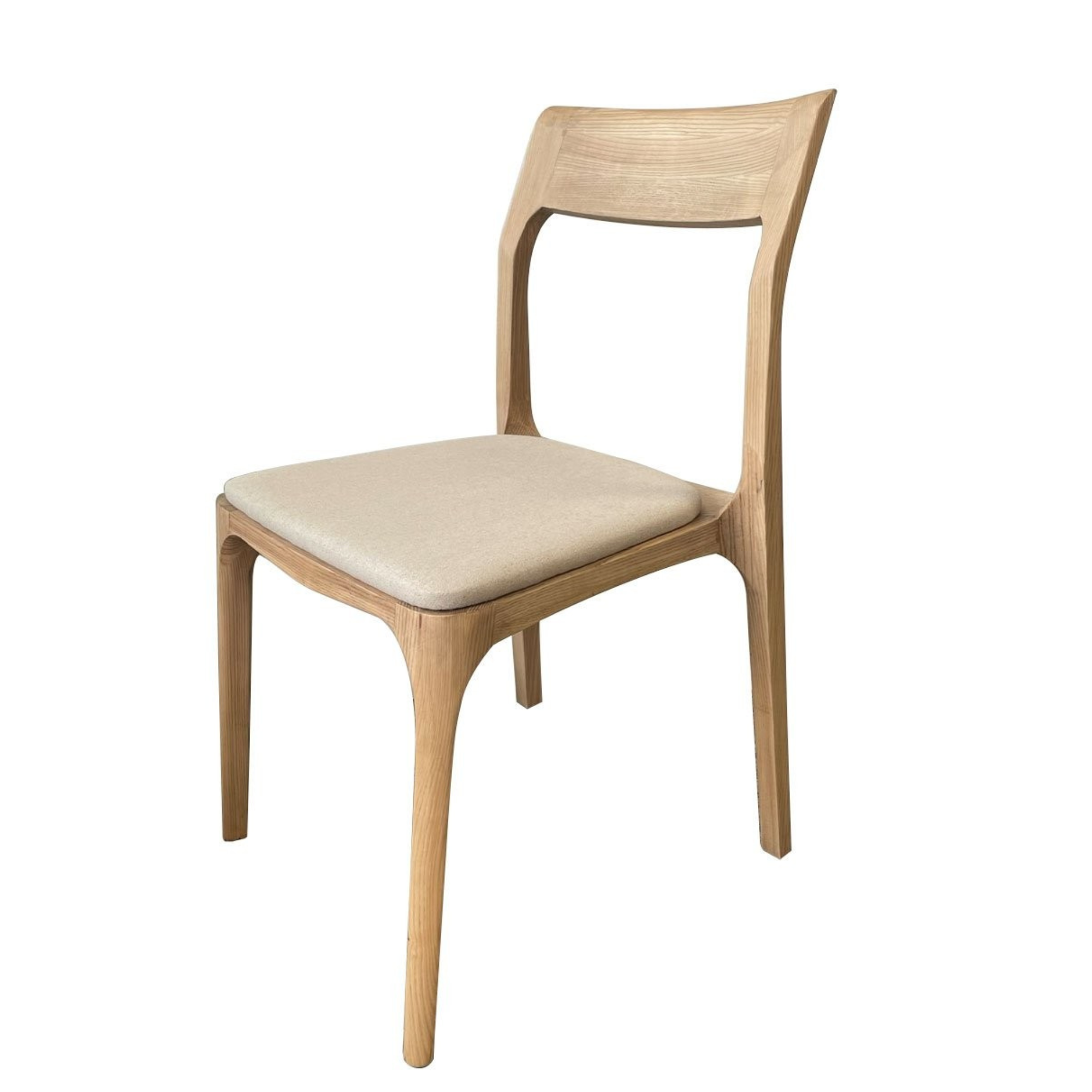 COOPER STACKABLE DINING CHAIR | LINEN SEAT