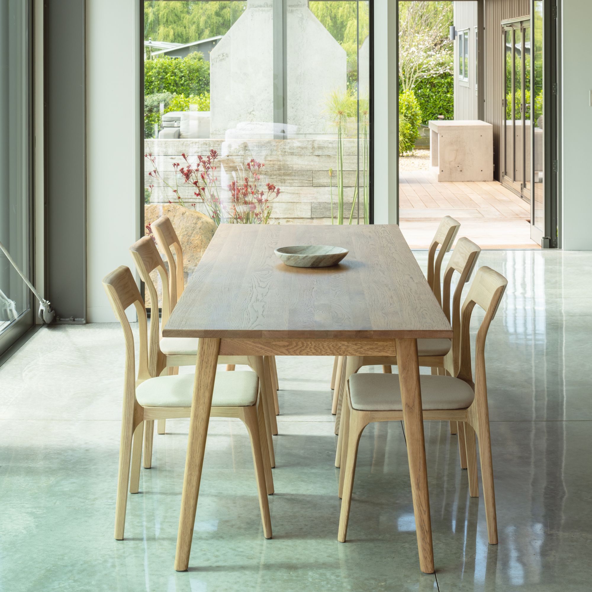 VAASA SOLID OAK 180 DINING TABLE