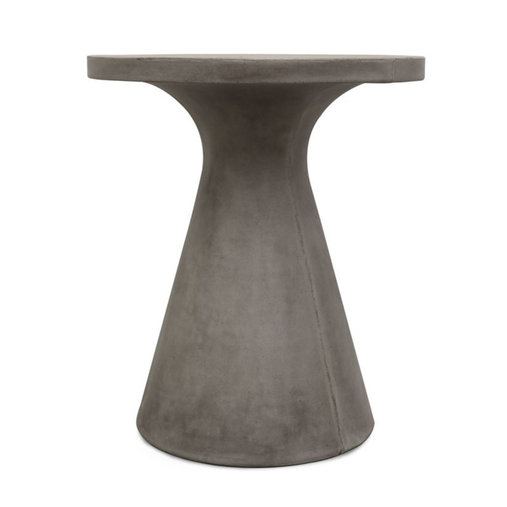 CORFU CONCRETE PEDESTAL DINING TABLE | GREY