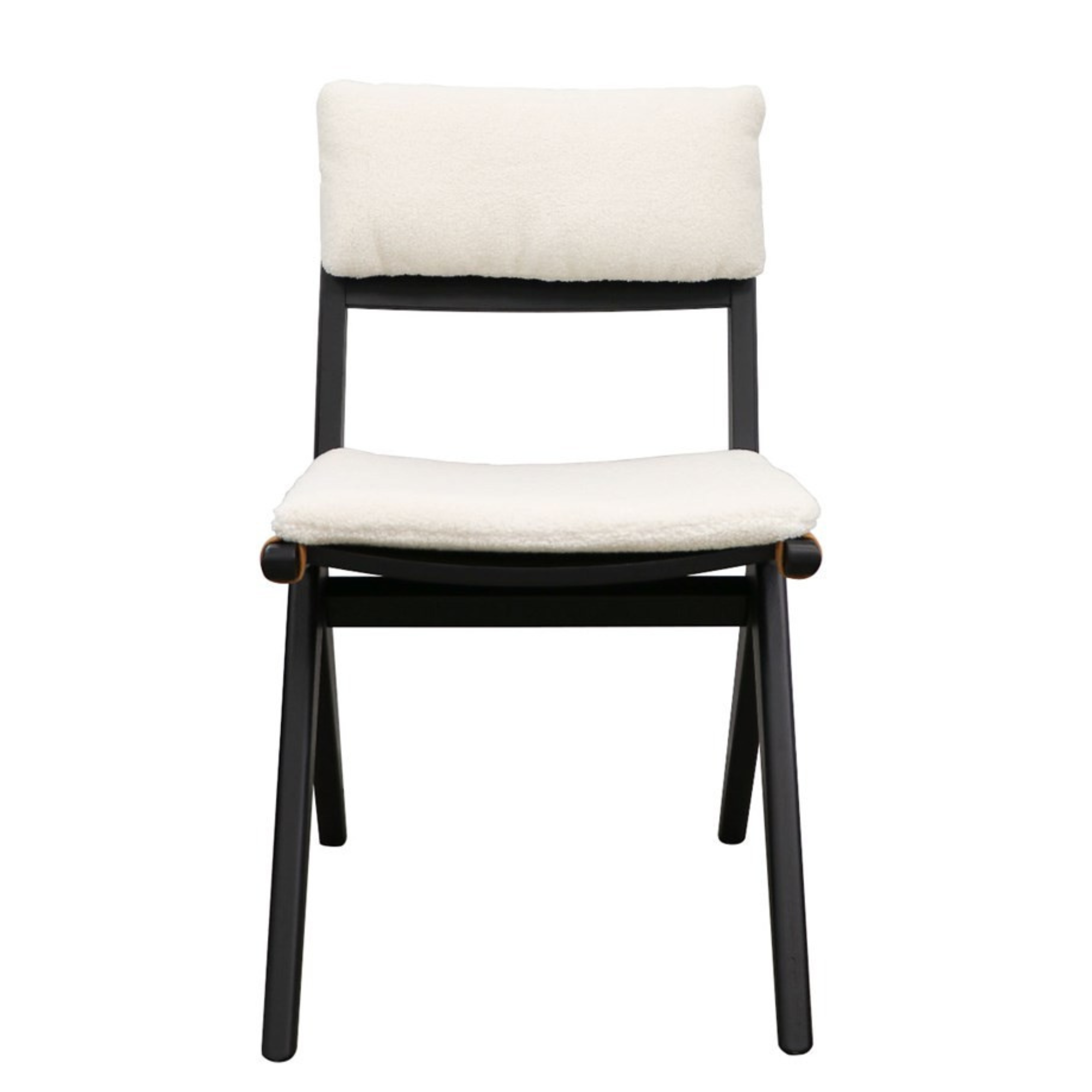 CORTEZ DINING CHAIR WITH REMOVABLE CUSHIONS | BLACK