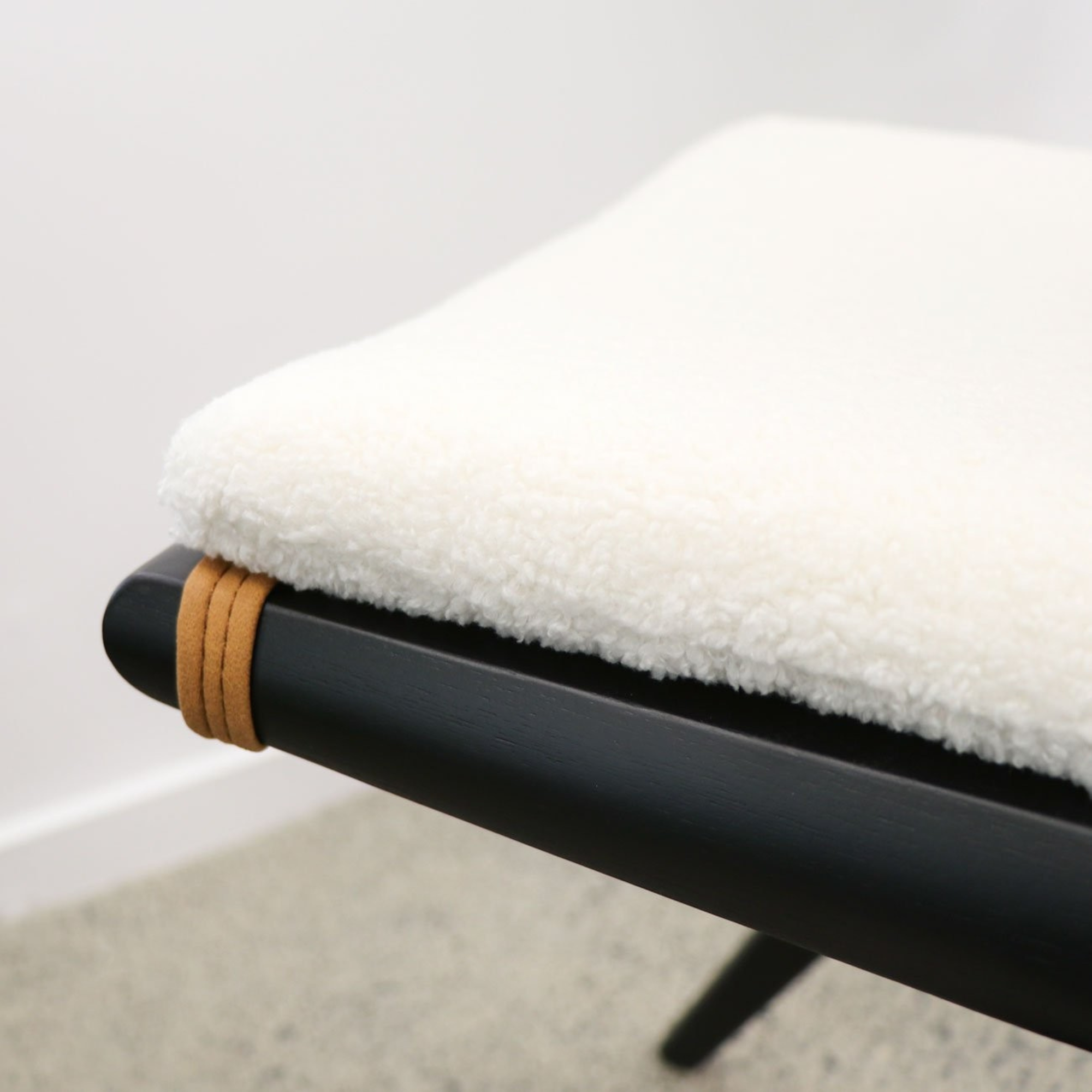 CORTEZ DINING CHAIR WITH REMOVABLE CUSHIONS | BLACK