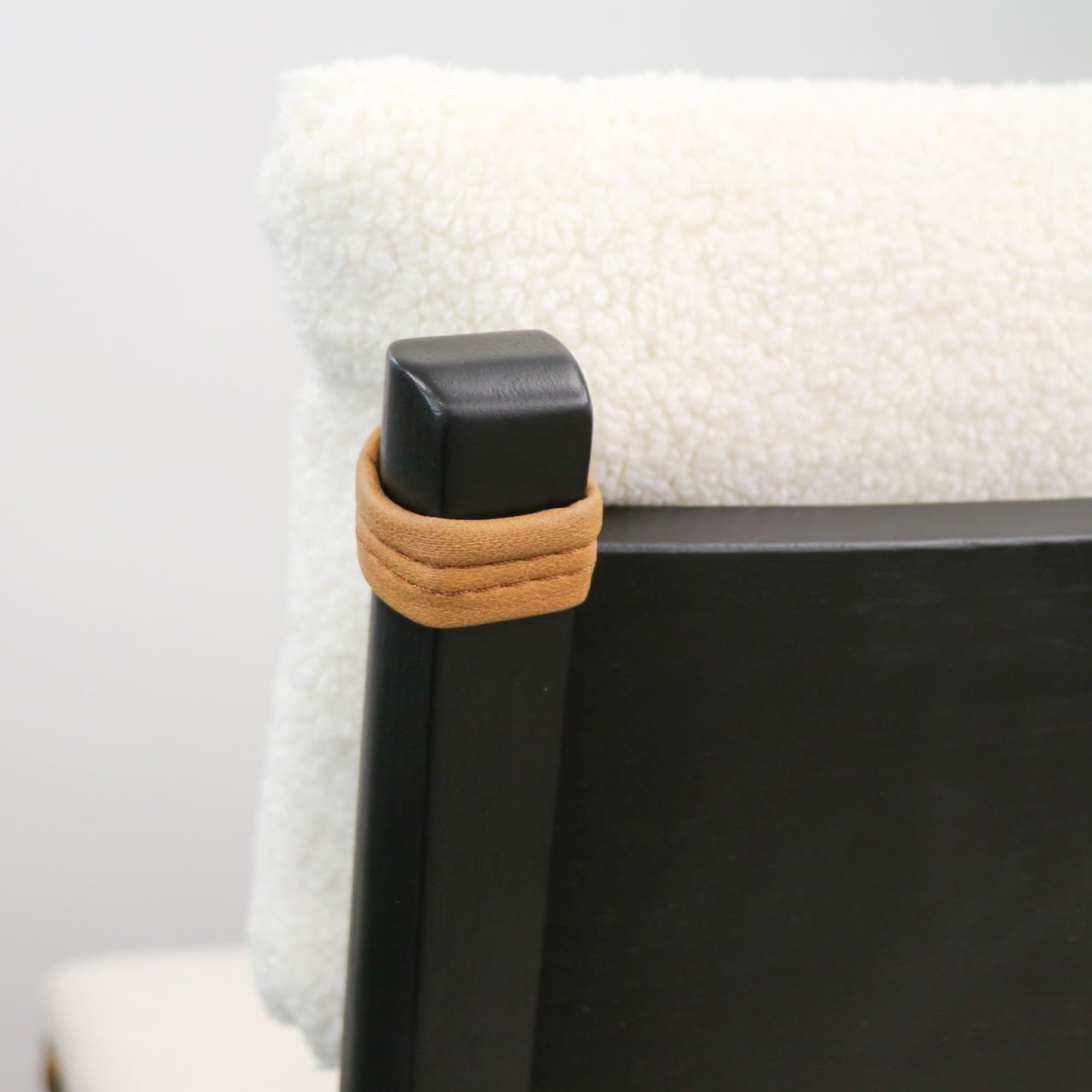 CORTEZ DINING CHAIR WITH REMOVABLE CUSHIONS | BLACK