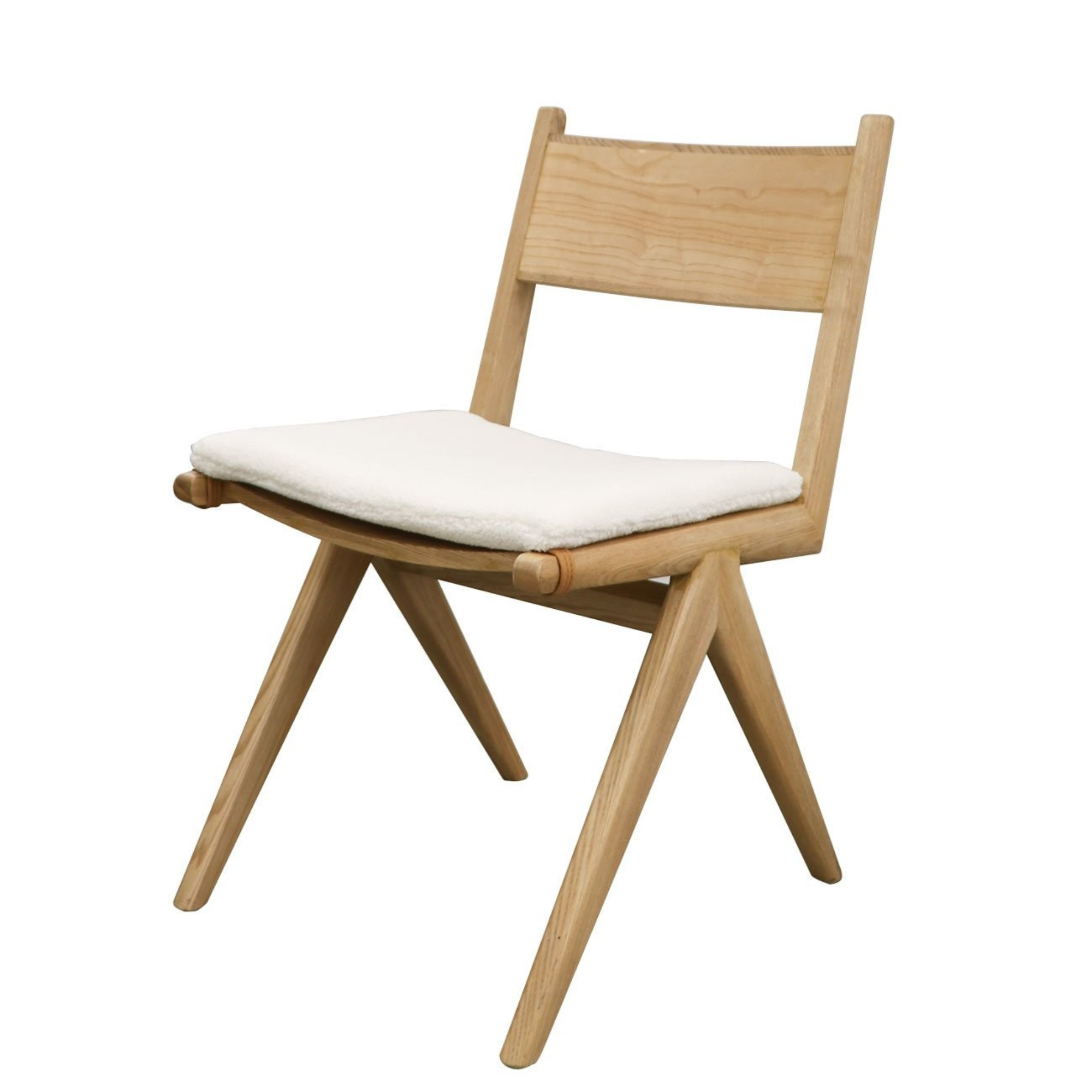 CORTEZ DINING CHAIR WITH REMOVABLE CUSHIONS | NATURAL