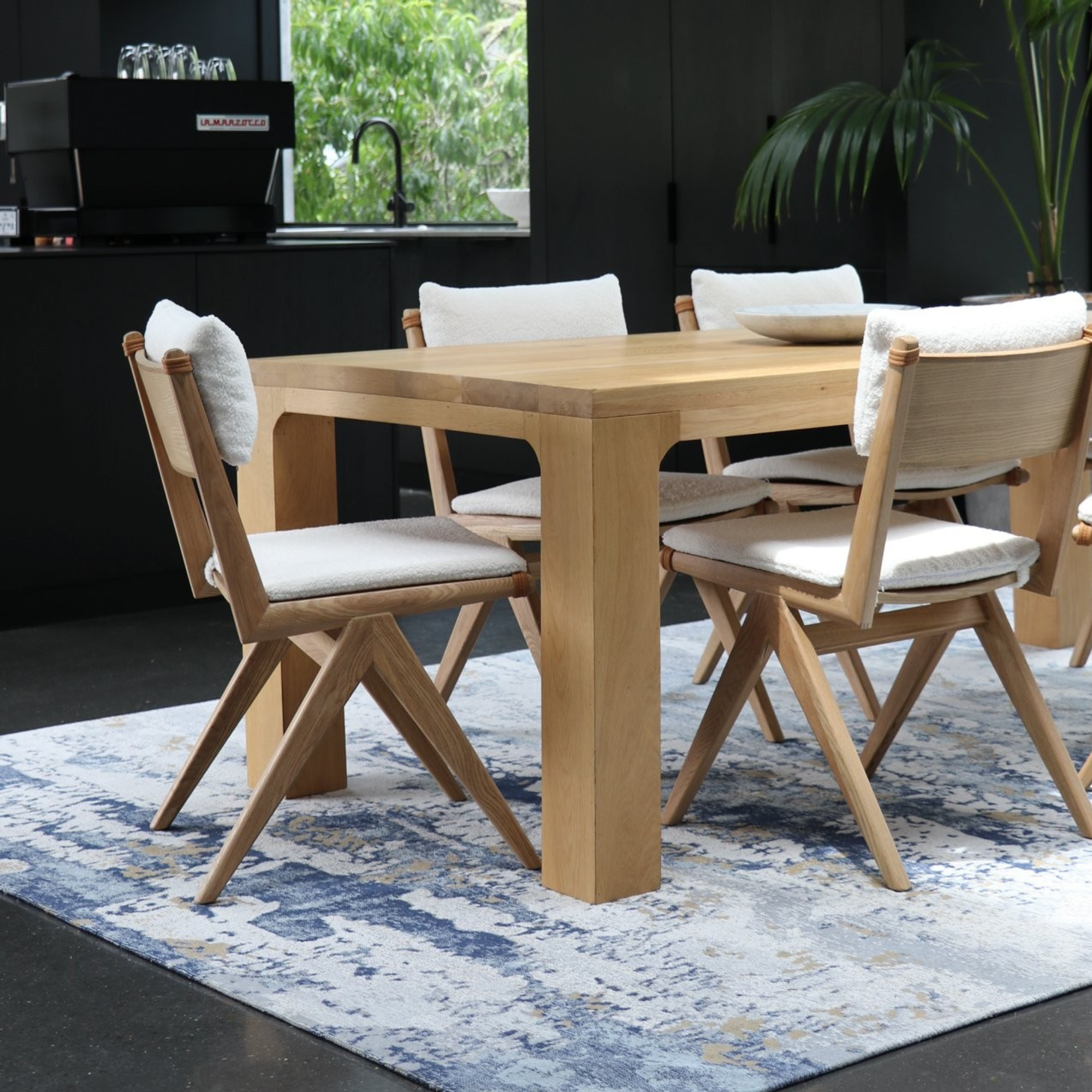CORTEZ DINING CHAIR WITH REMOVABLE CUSHIONS | NATURAL