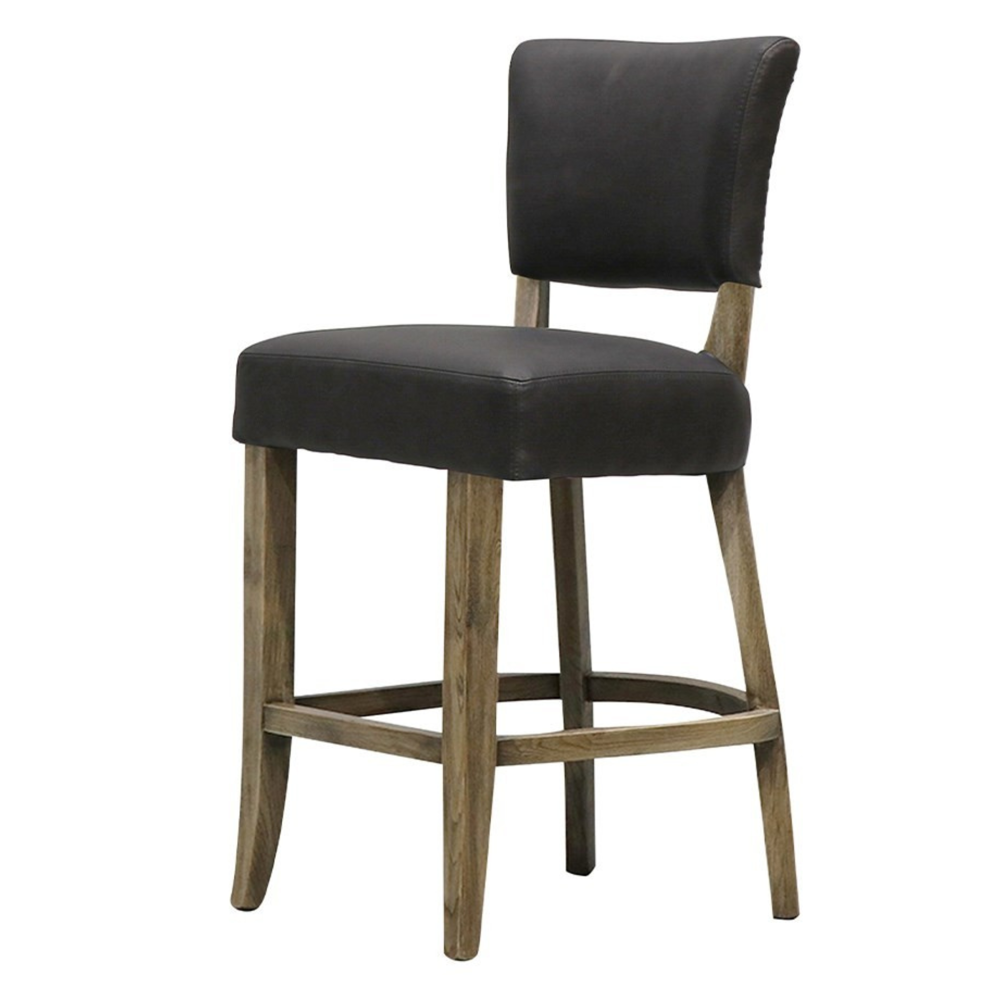 CRANE LEATHER BARSTOOL | 2 COLOURS