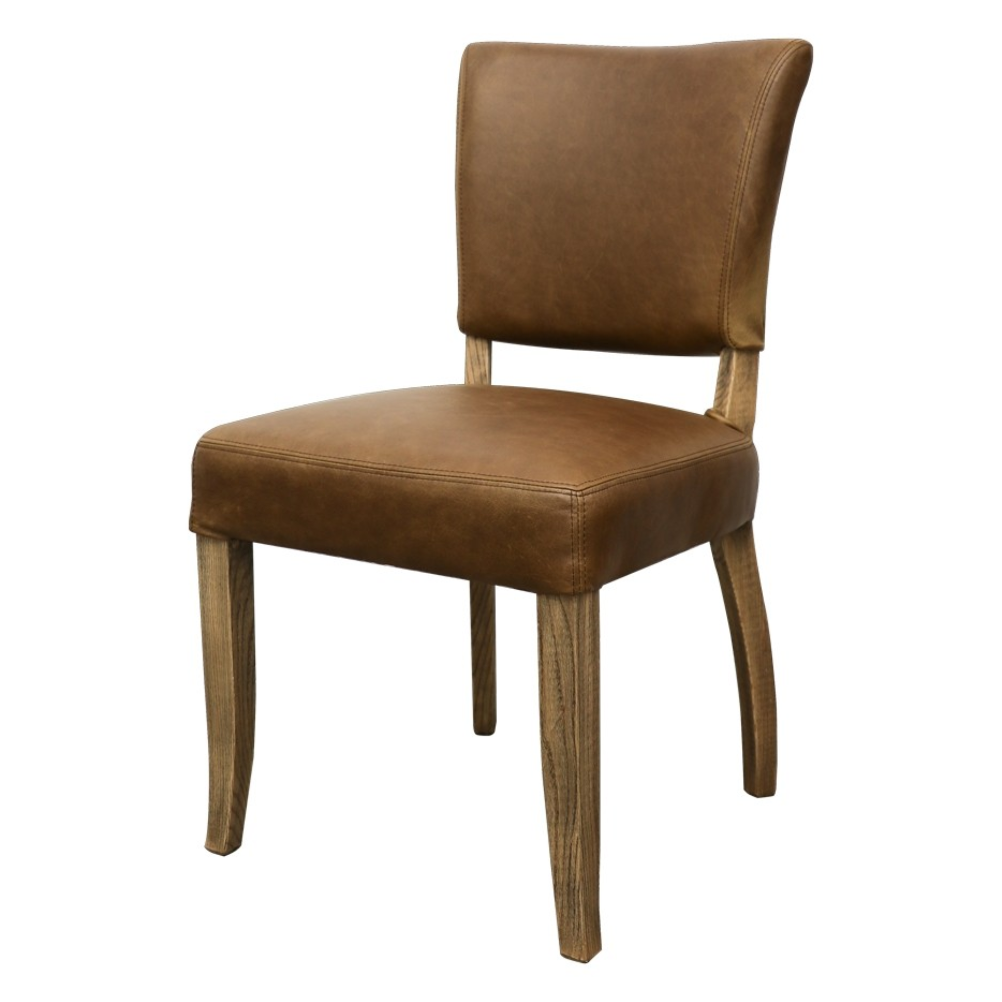 Crane Leather Dining Chair | Brown