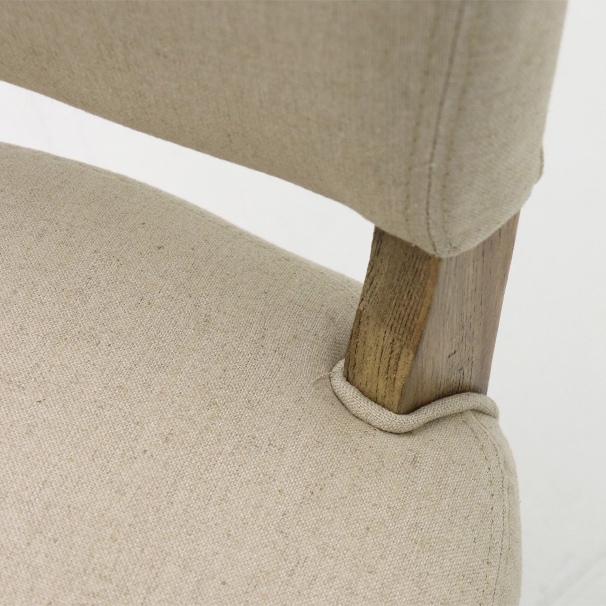 Crane Linen Dining Chair | Cream