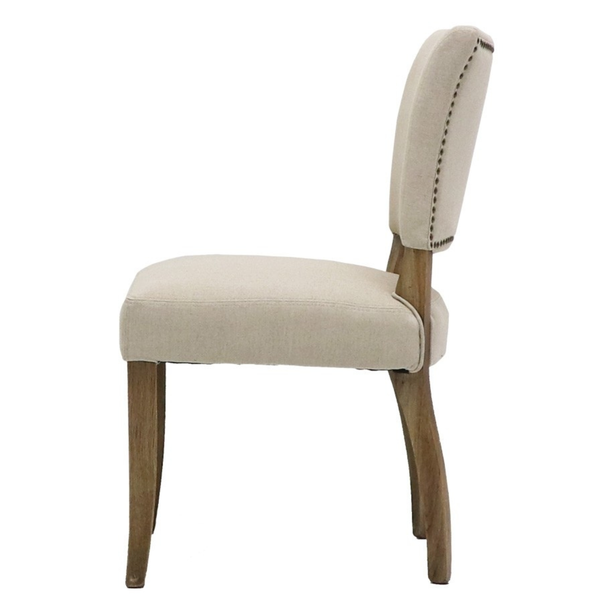 Crane Linen Dining Chair | Cream