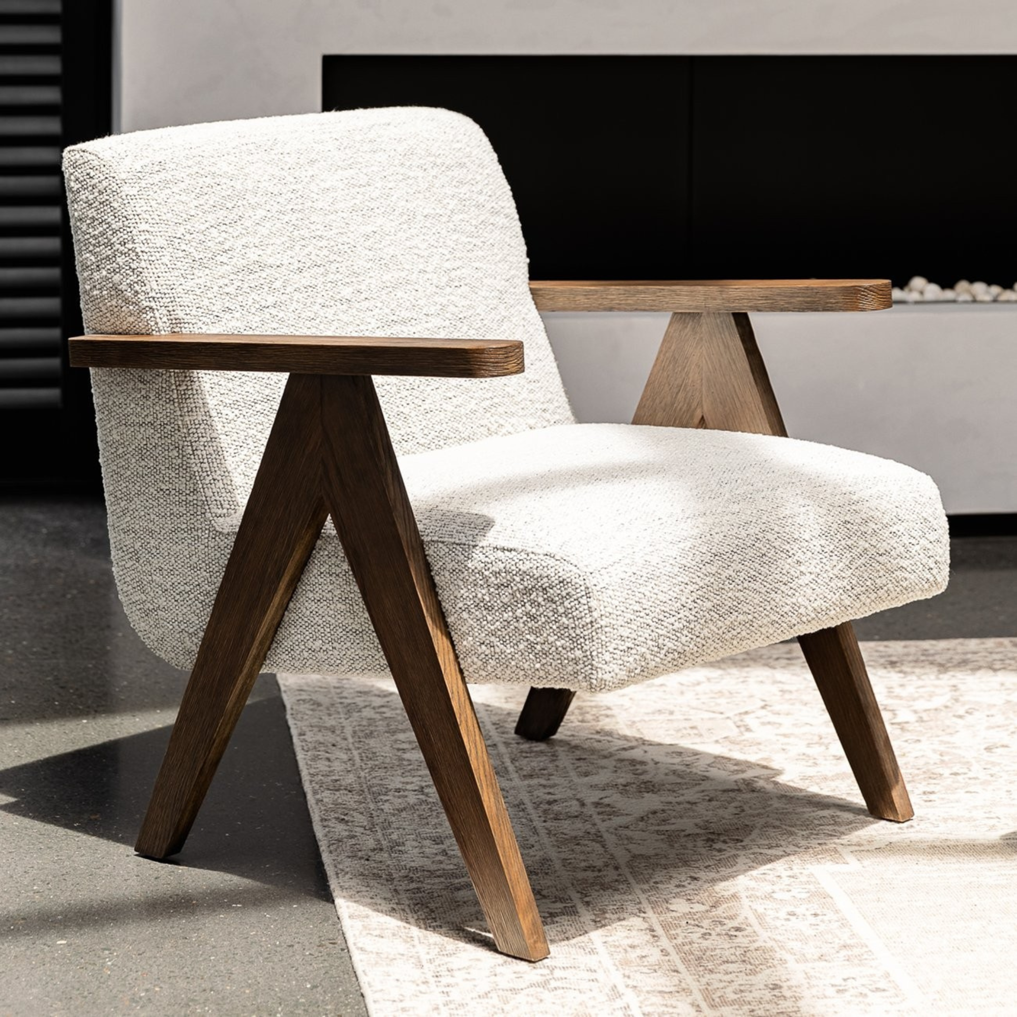 DRAPER ARMCHAIR | CREAM