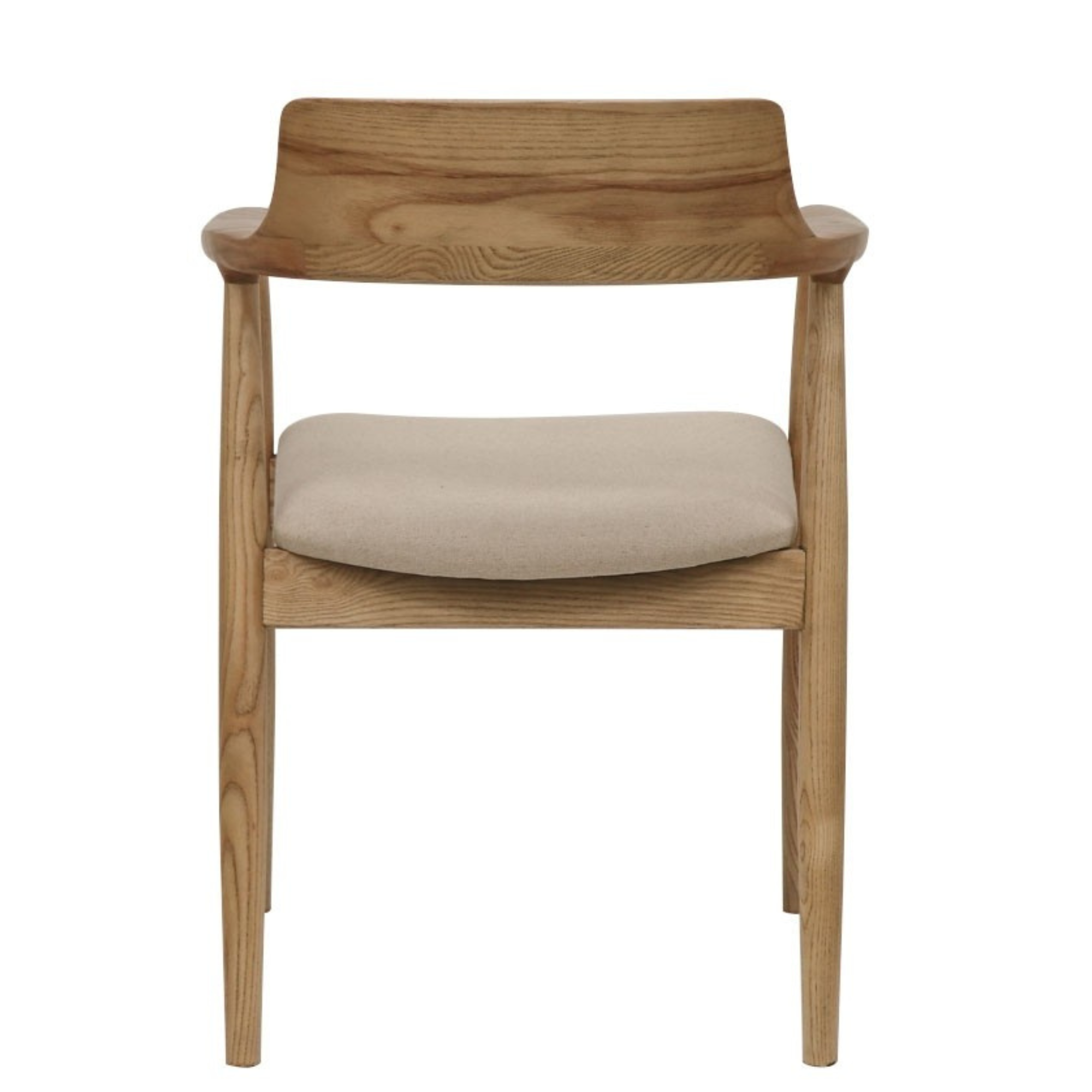 EALING DINING CHAIR | NATURAL LINEN SEAT
