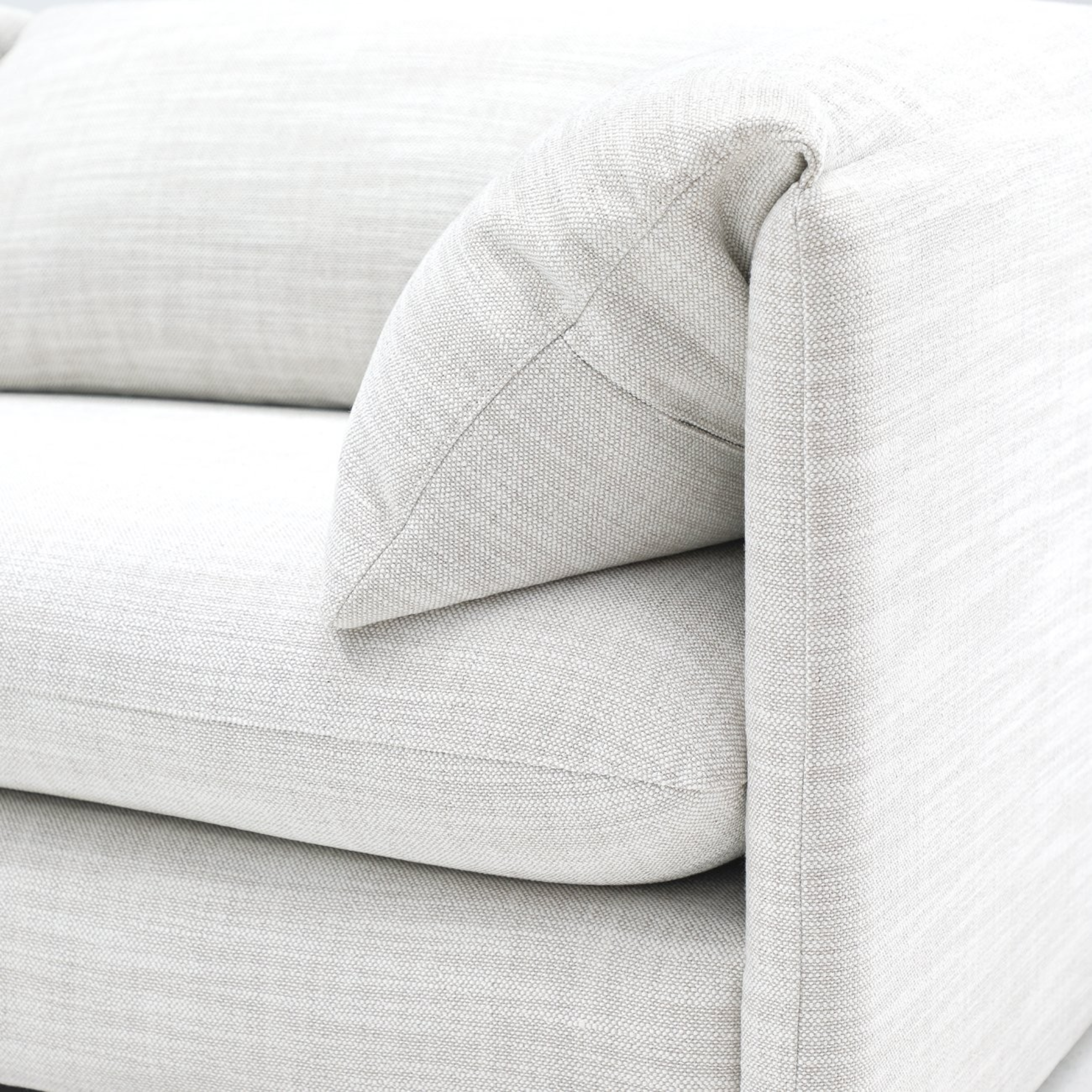 Freddie 3 Seater Sofa | James Dunlop Limestone