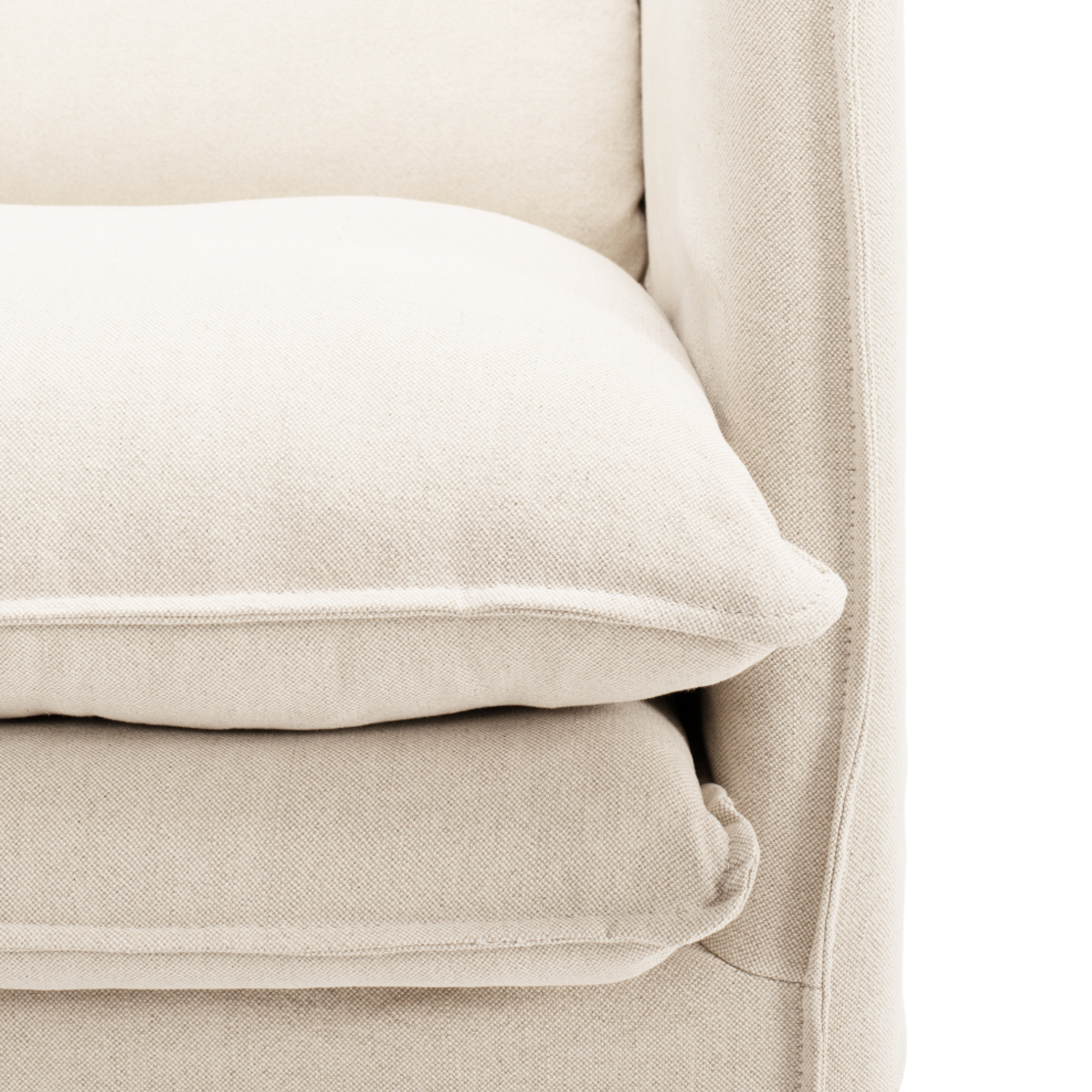 HAMILTON SLIP-COVER ARMCHAIR | OATMEAL