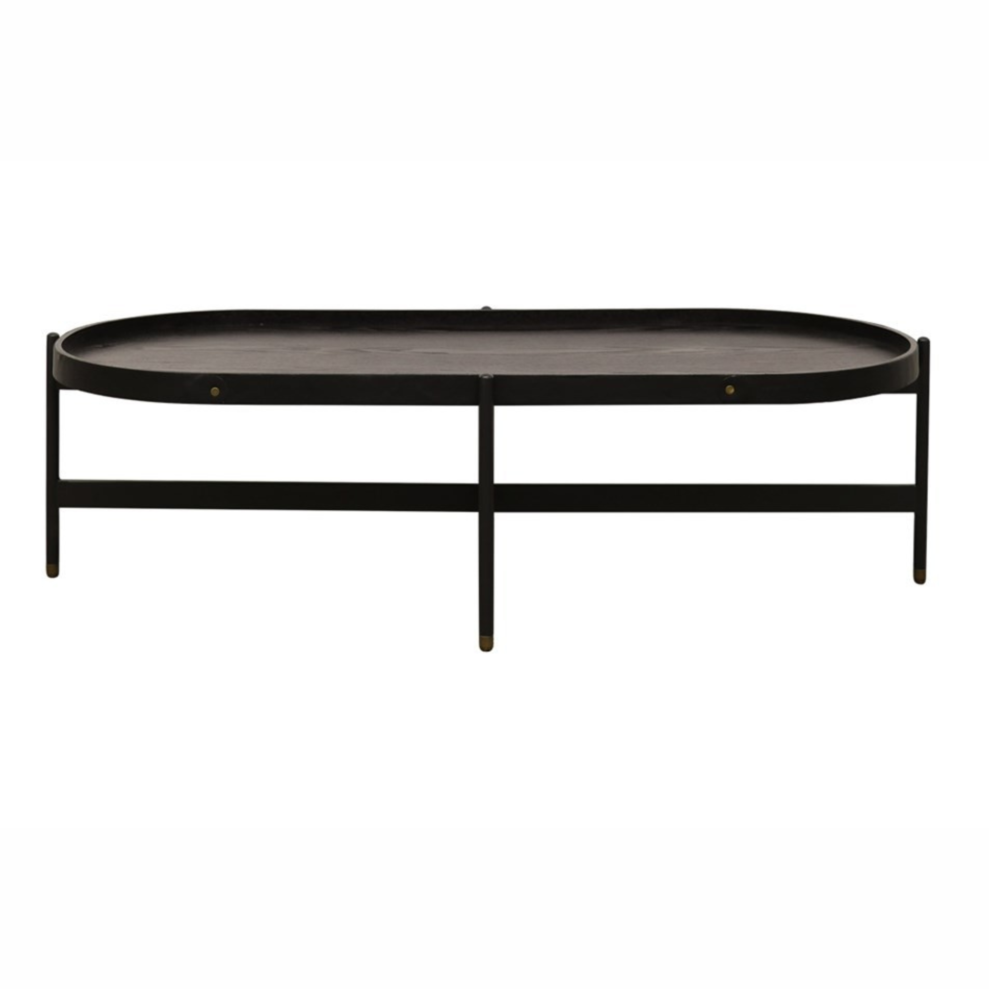 HAYWOOD OVAL COFFEE TABLE | BLACK ASH