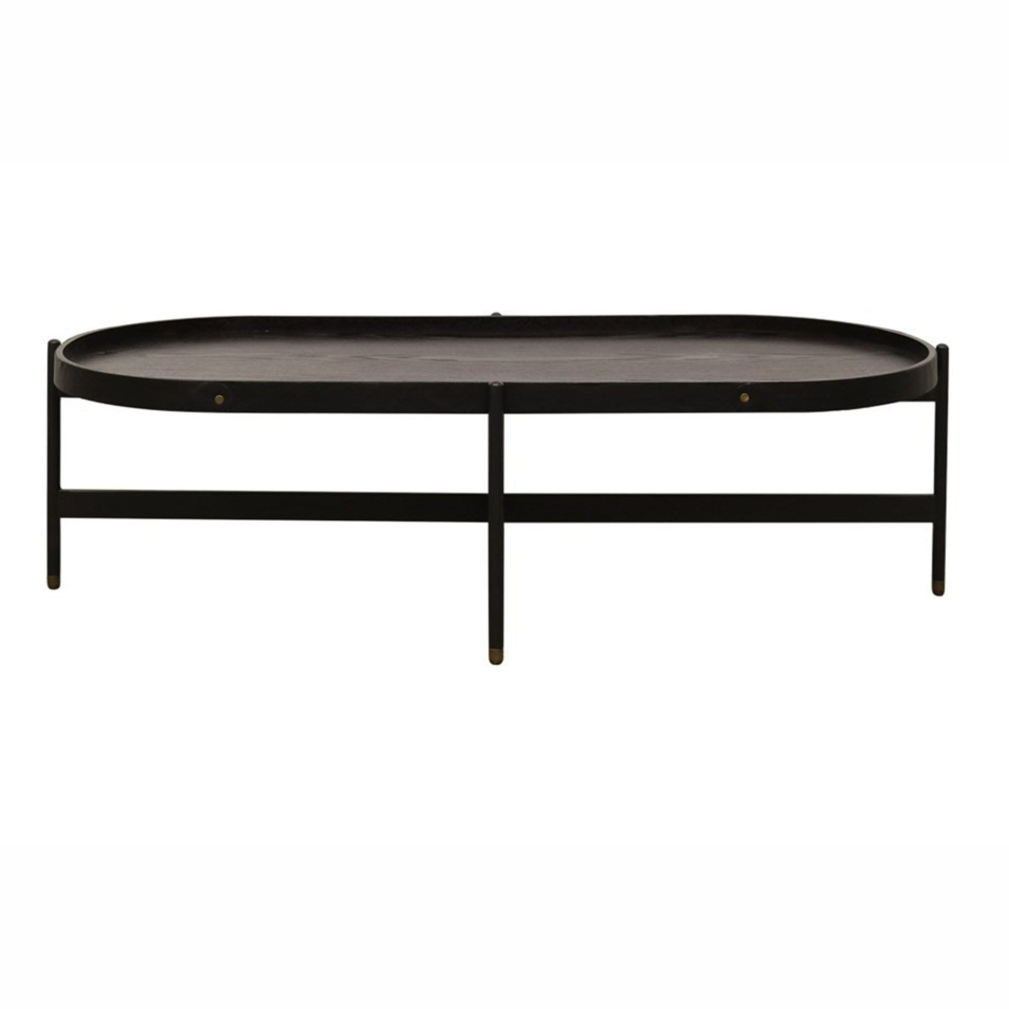 HAYWOOD ASH OVAL COFFEE TABLE | NATURAL OR BLACK