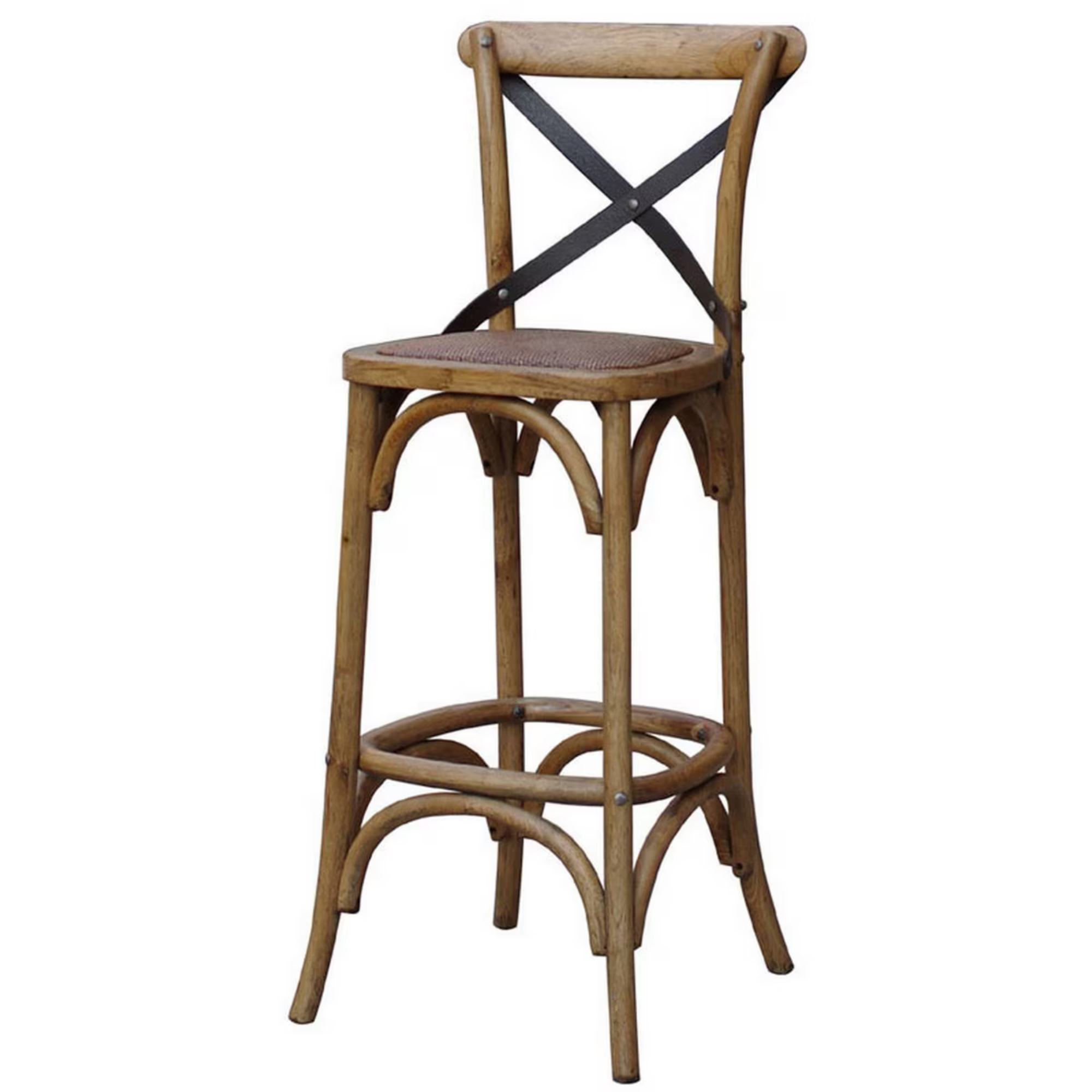 CROSS-BACK BARSTOOL