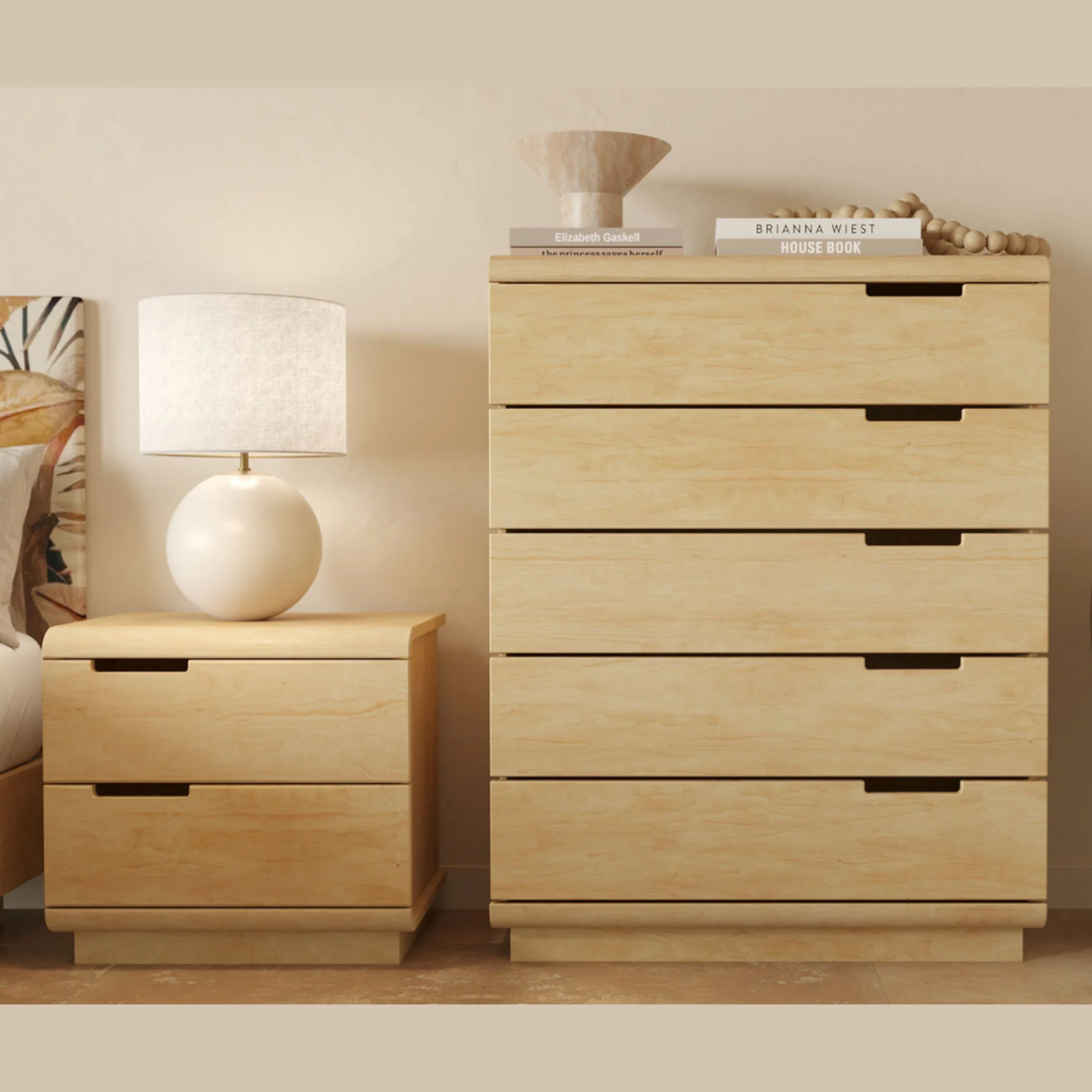 KARAMEA PINE 5 DRAWER TALLBOY | NZ MADE | 8 STAIN OPTIONS