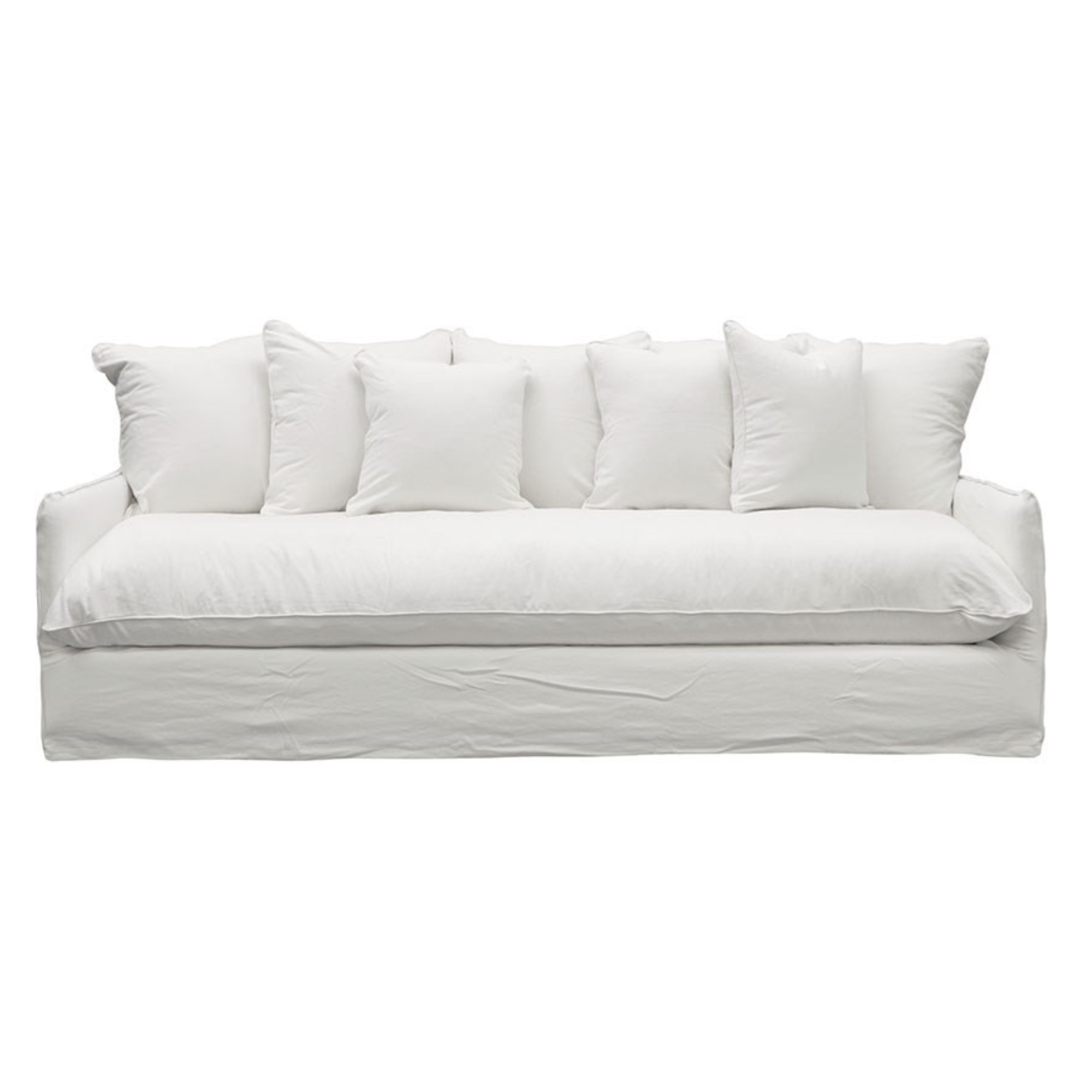 Lotus 3 Seater Sofa | White