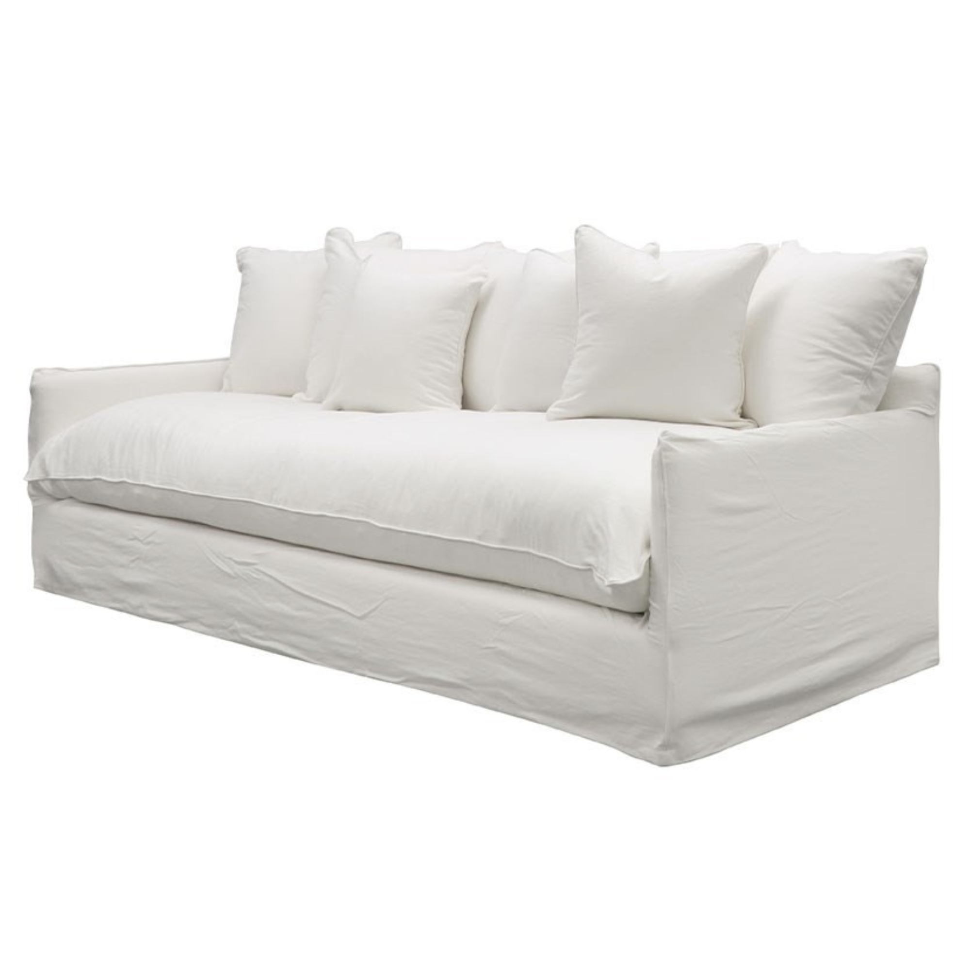 LOTUS SLIPCOVER 3 SEATER | WHITE