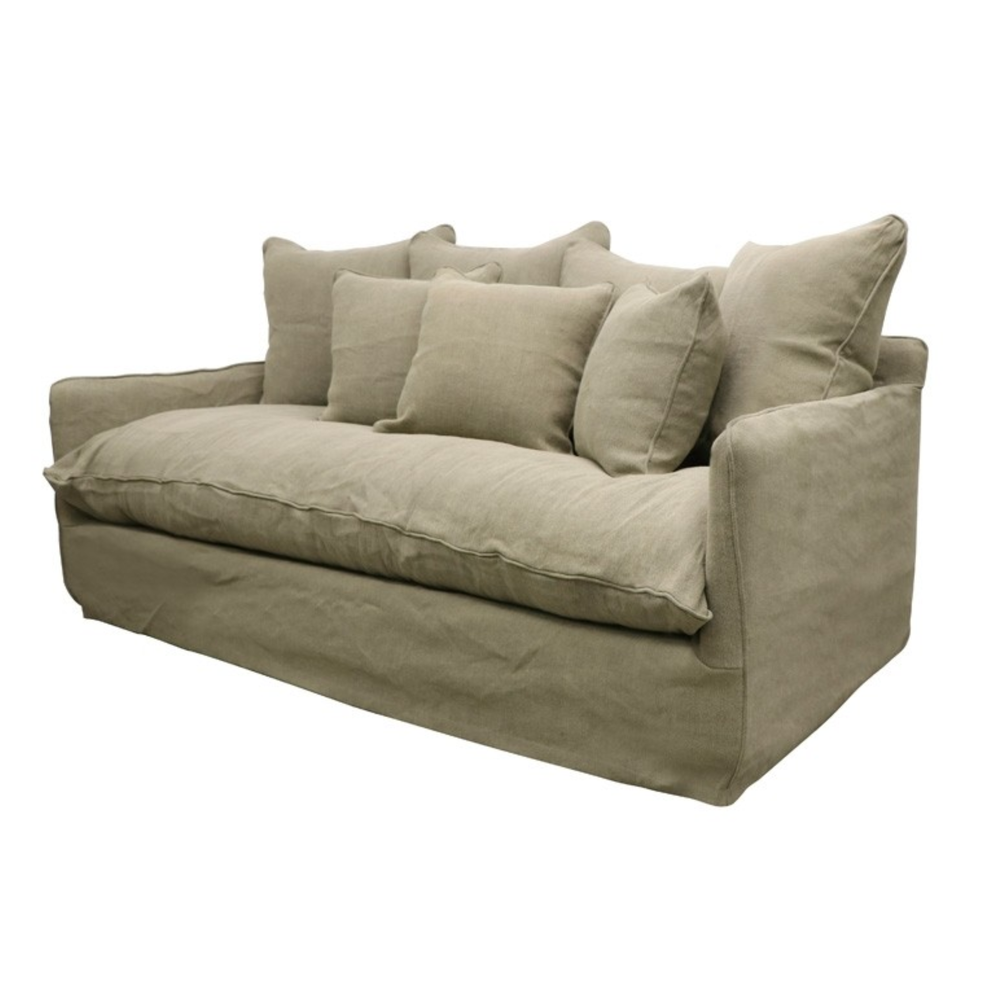 Lotus 2 Seater Sofa | Khaki