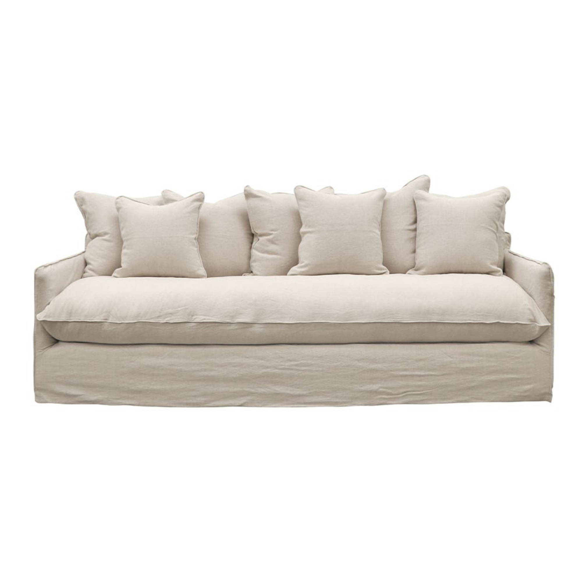 LOTUS SLIPCOVER 3 SEATER | OATMEAL