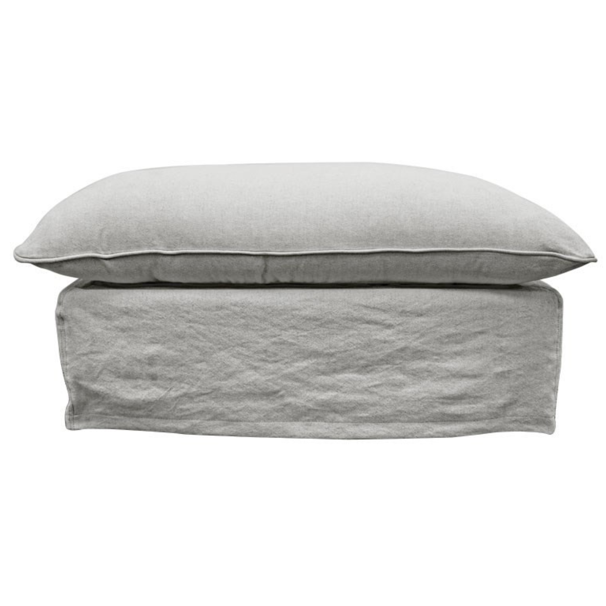 LOTUS OTTOMAN | CEMENT