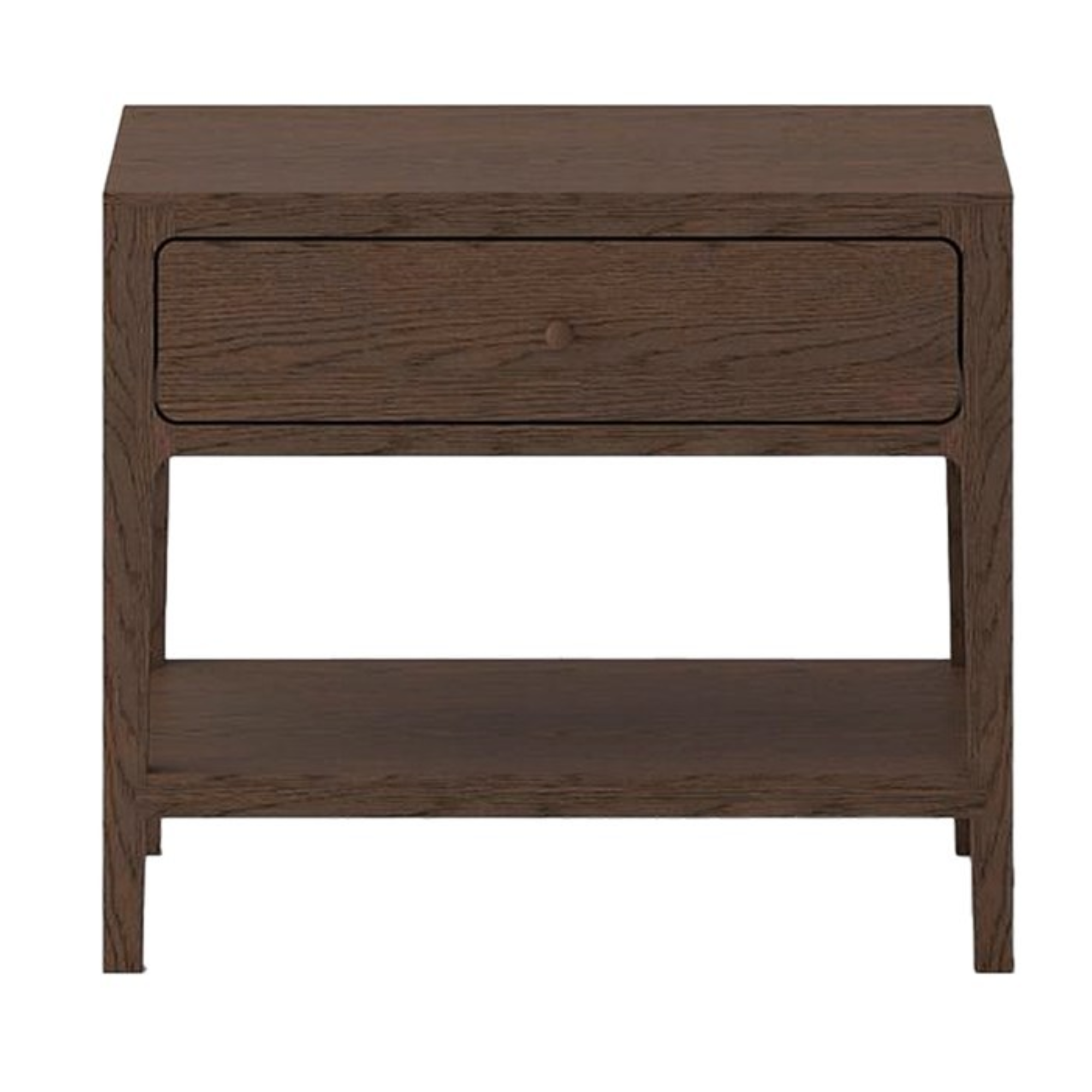 LUNDE BEDSIDE CABINET | WALNUT BROWN