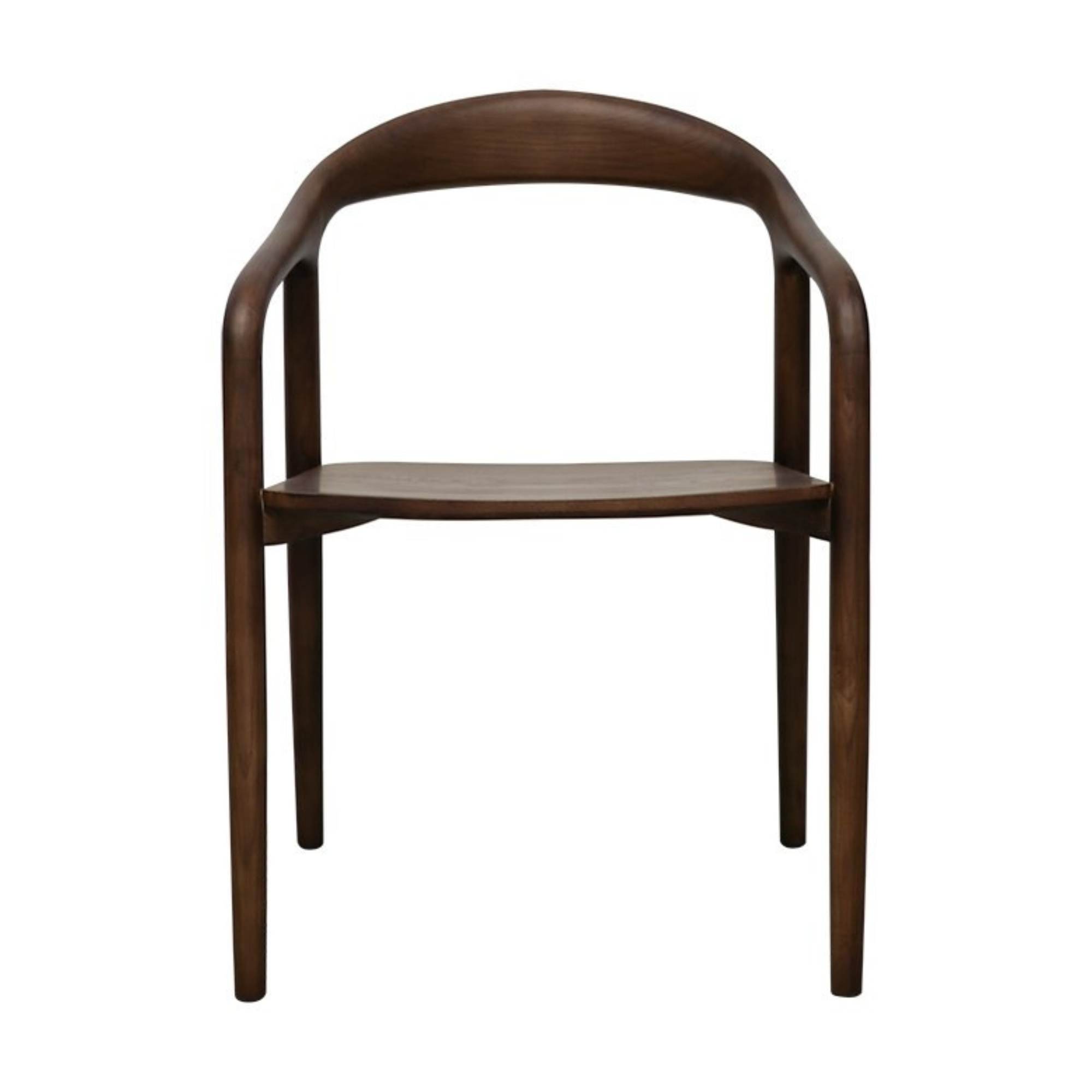 MARGOT SOLID ASH DINING CHAIRS | BROWN
