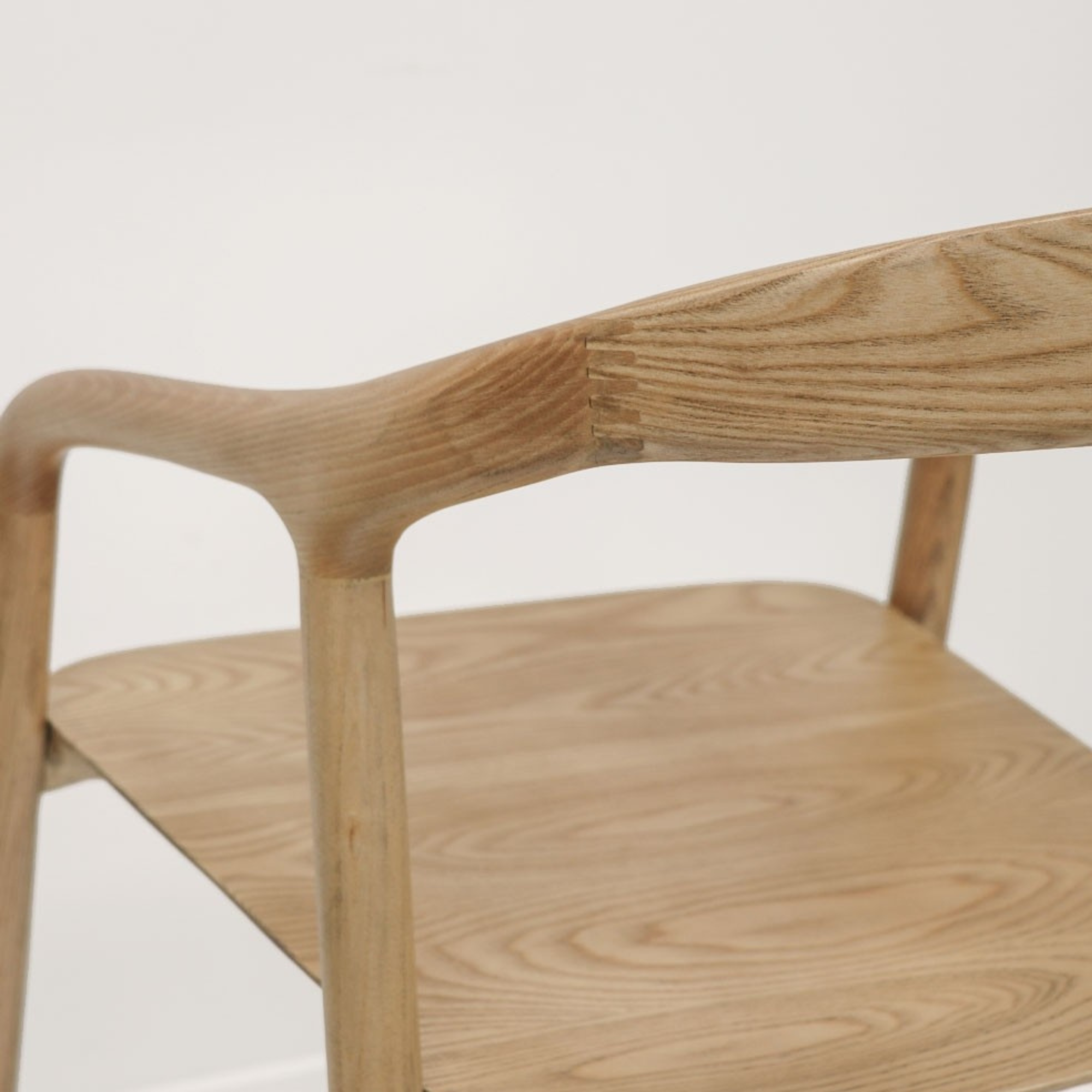 MARGOT SOLID ASH DINING CHAIRS | NATURAL