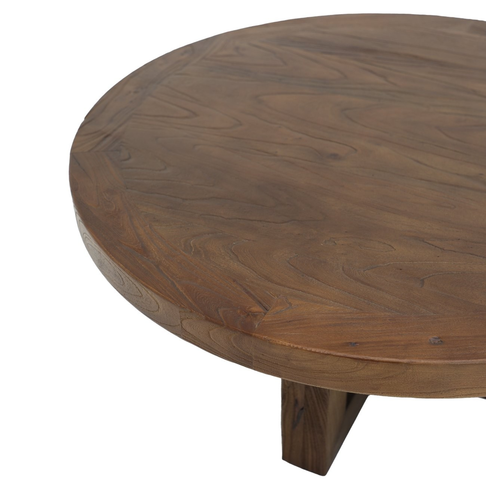 Marlow Solid Elm Coffee Table | Walnut