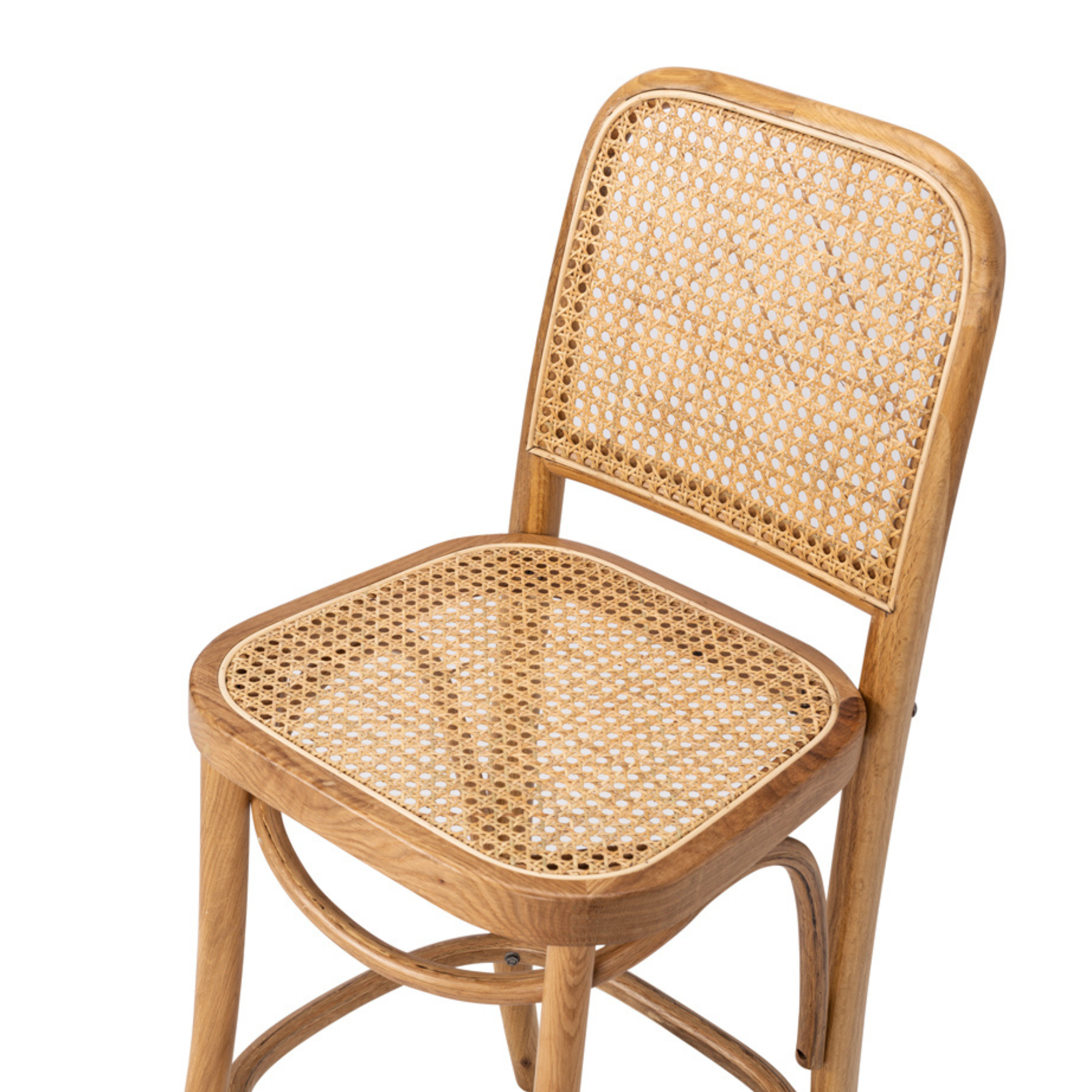 MATAI OAK BARSTOOL RATTAN SEAT