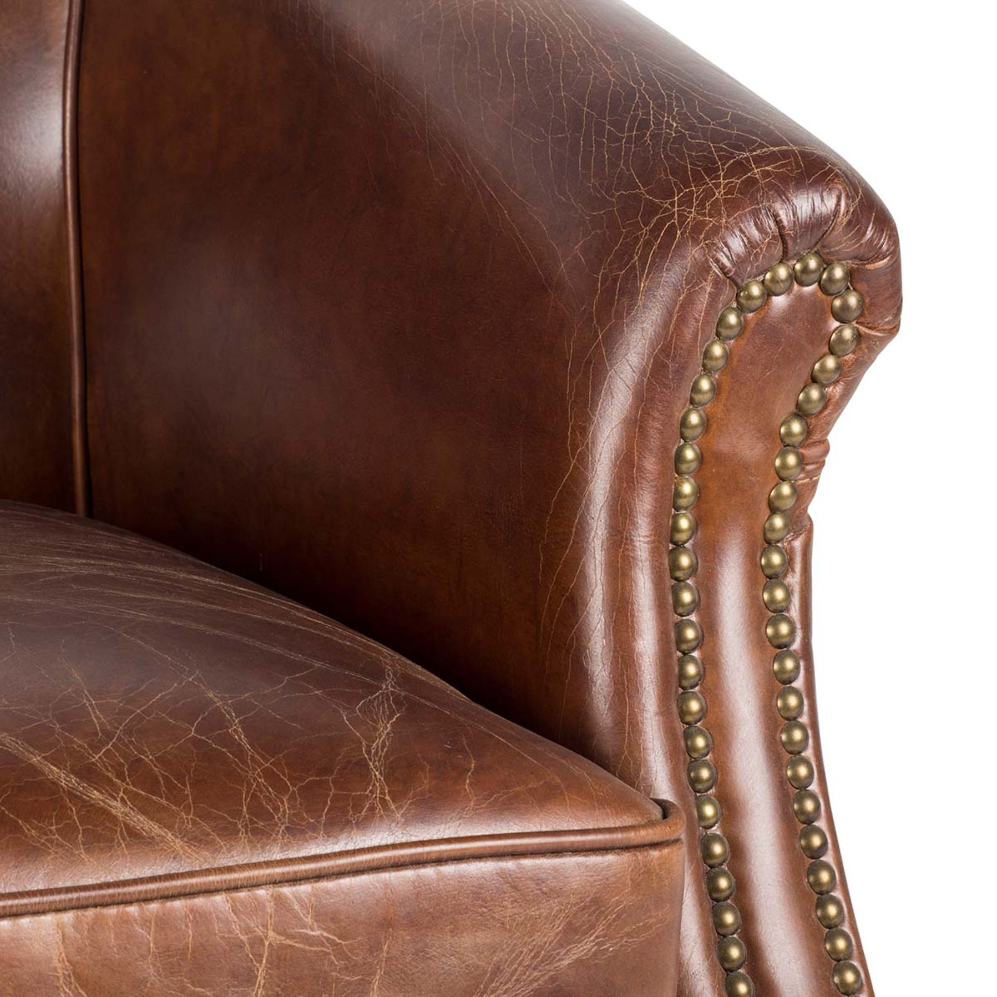 Mossberg Tub Chair | Vintage Cigar Leather