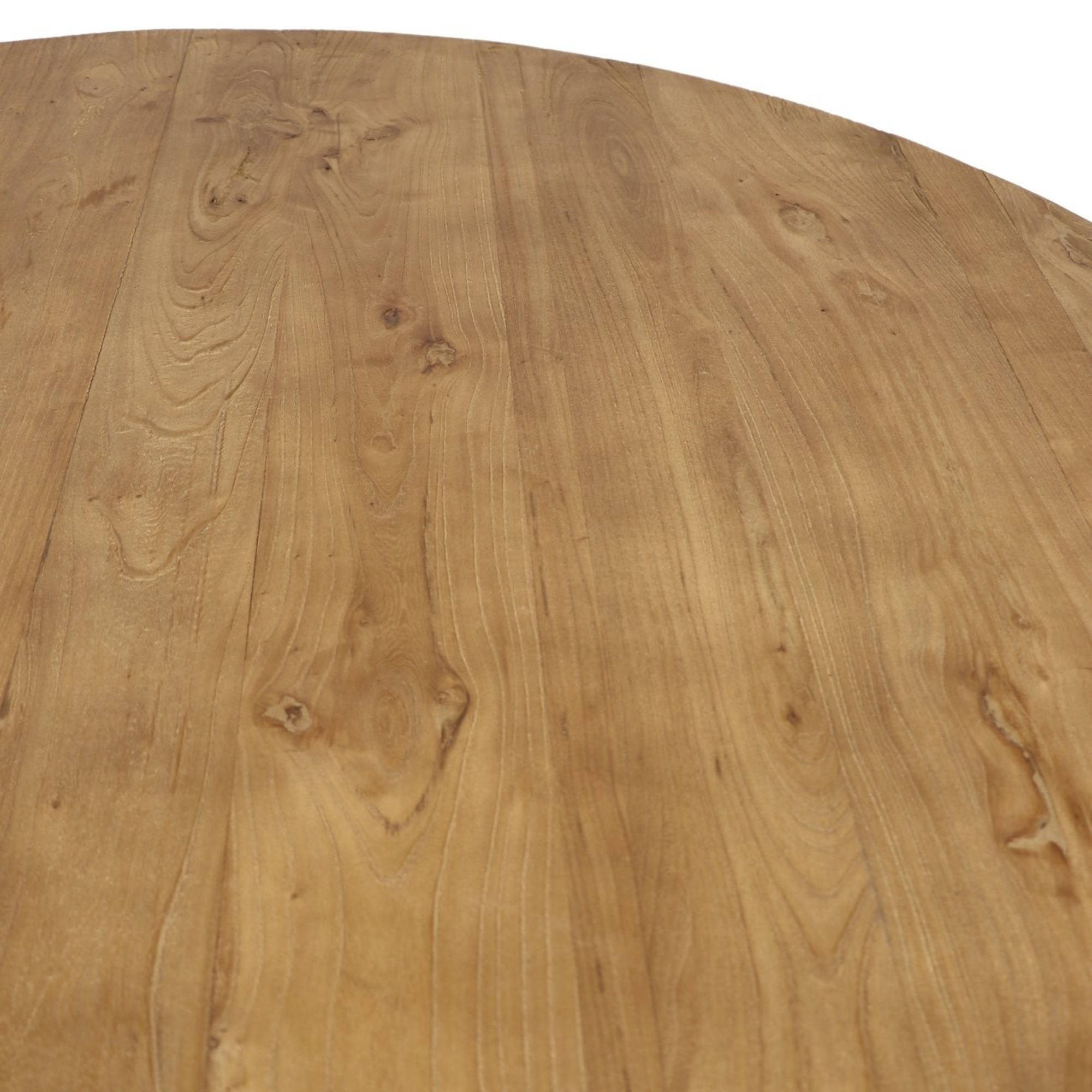 MULHOUSE ELM ROUND 120 DINING TABLE