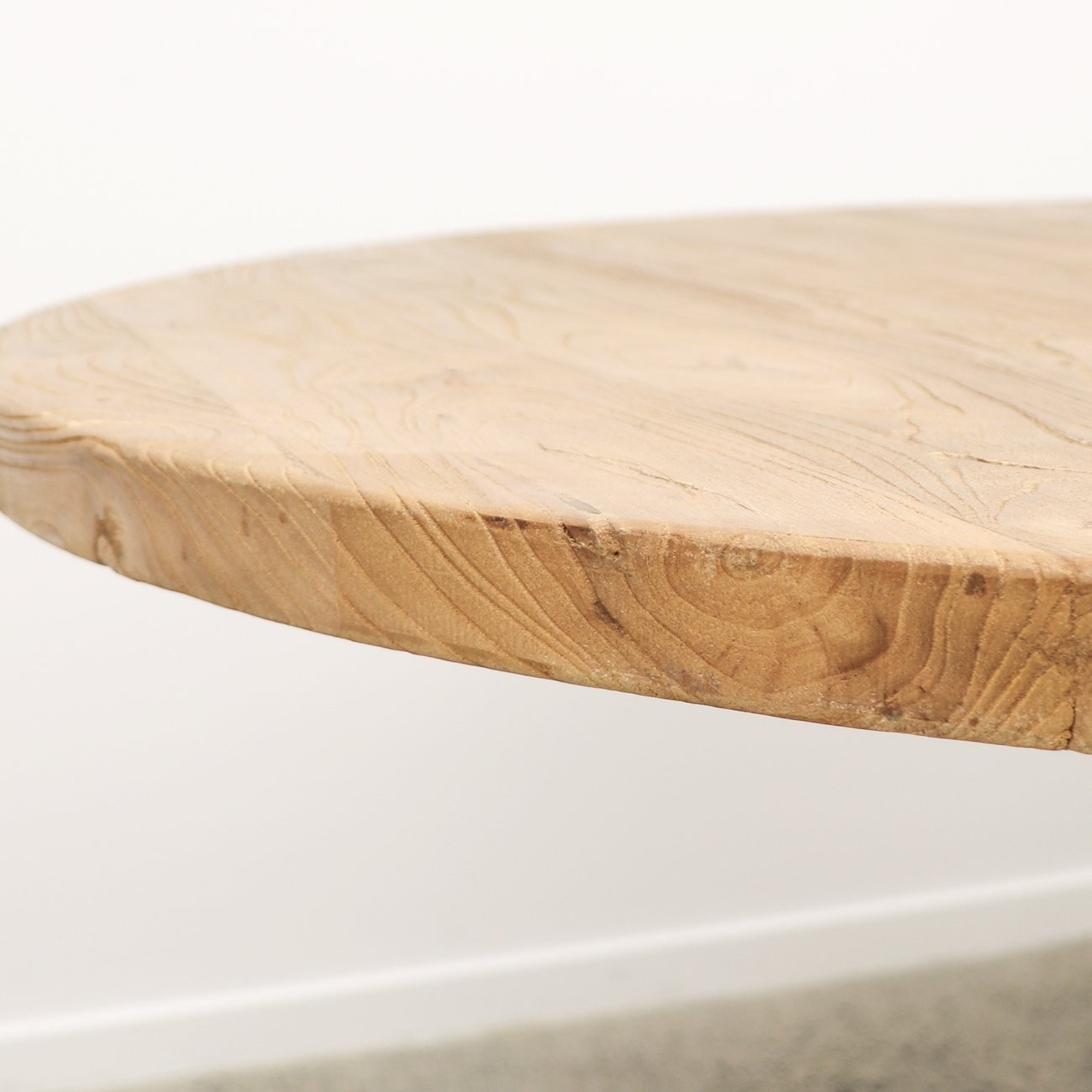 MULHOUSE ELM ROUND 140 DINING TABLE