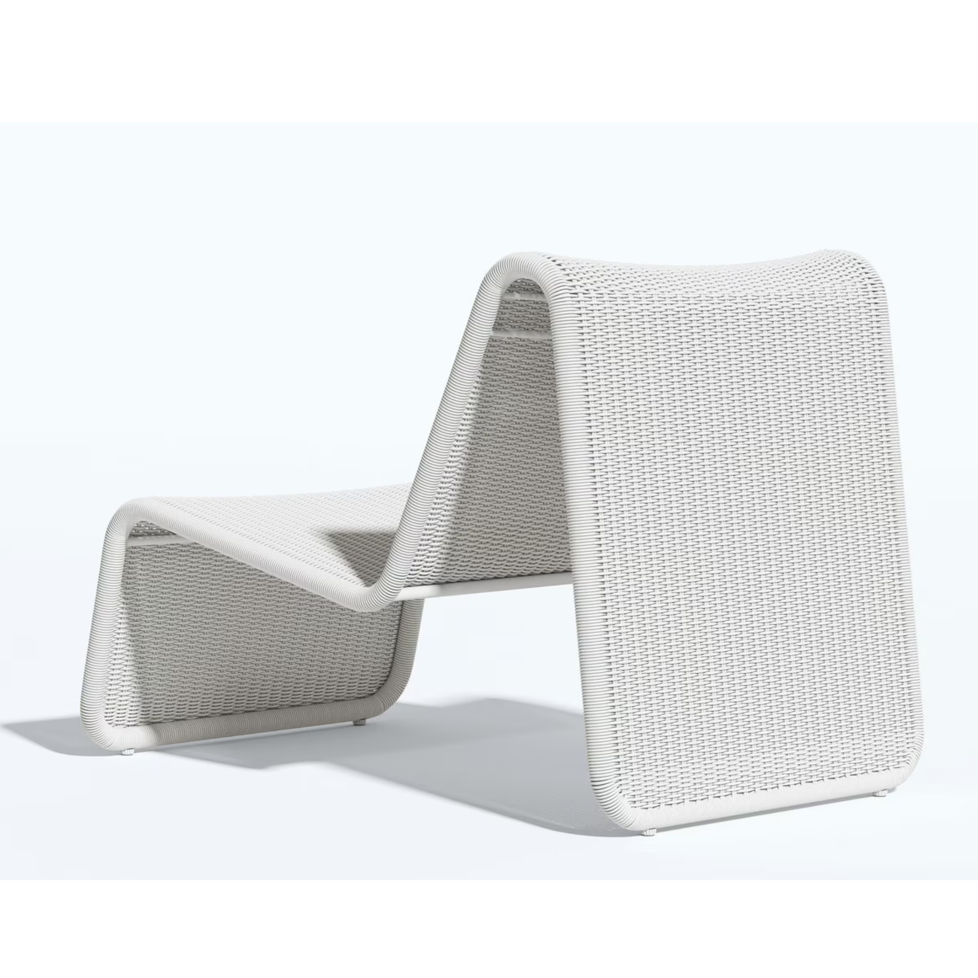 NOOSA OUTDOOR LOUNGER CHAIR | WHITE
