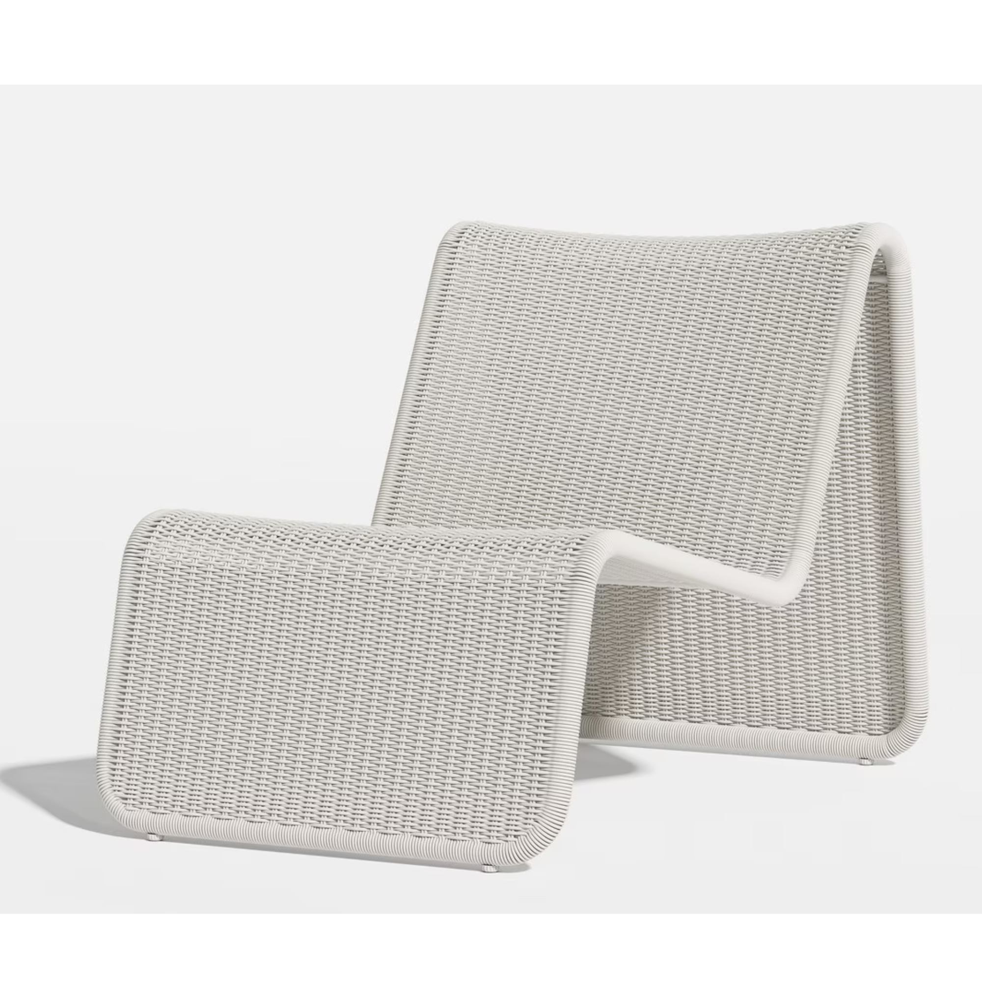 NOOSA OUTDOOR LOUNGER CHAIR | WHITE