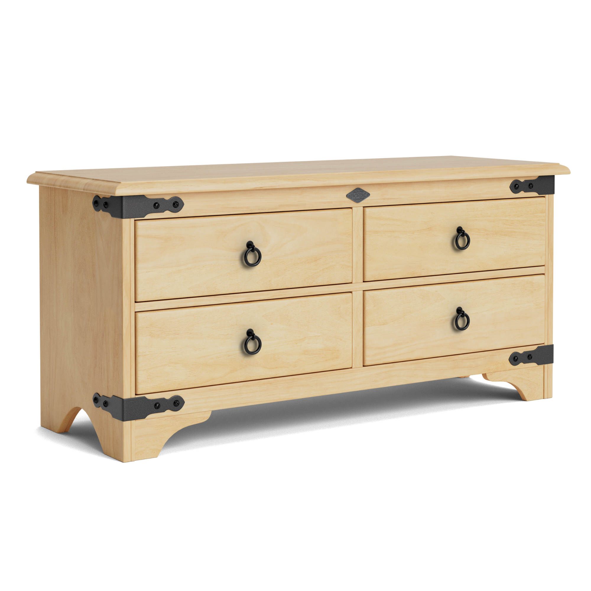 Nordic 4 Drawer Window Chest | NZ Made