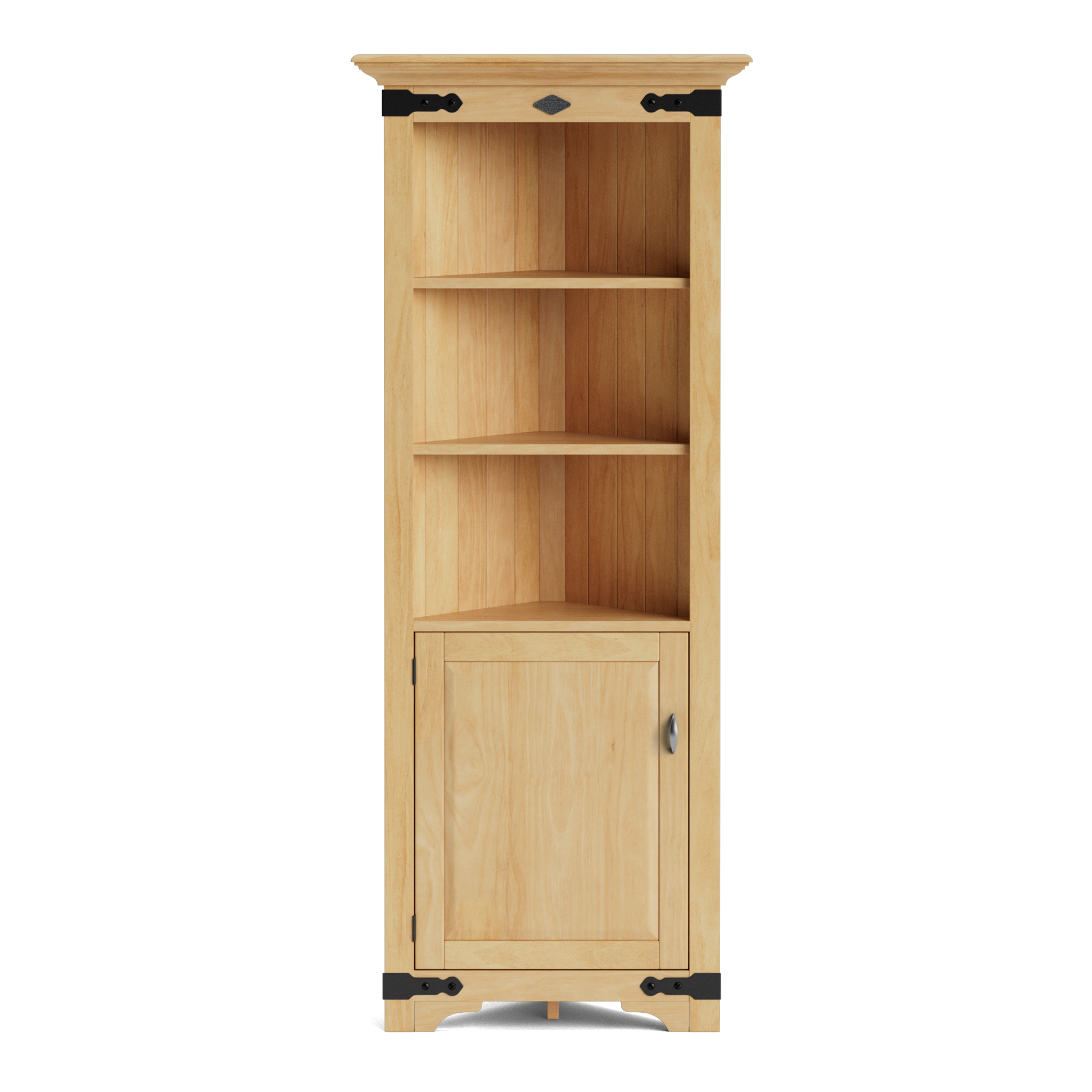 Nordic Corner Shelf with Cupboard | NZ Made