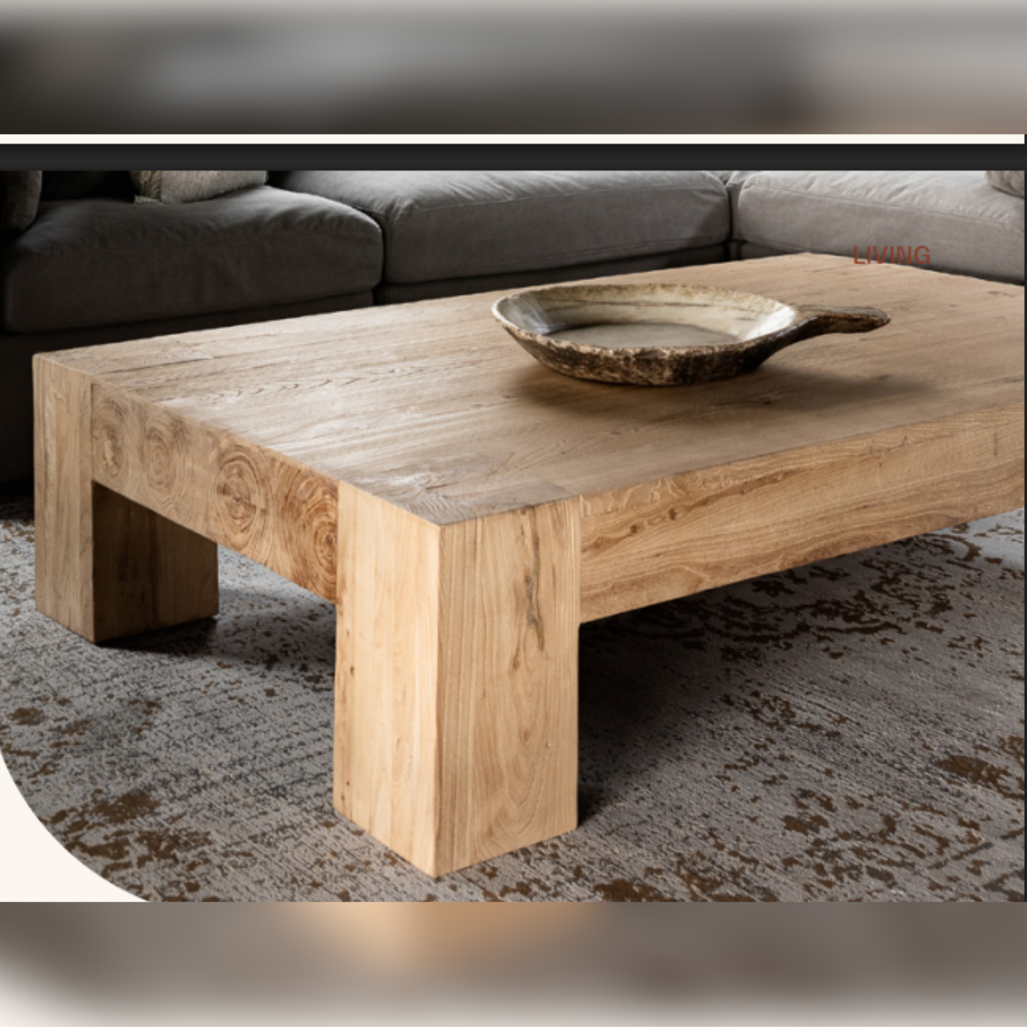 OLMA ELM SMALL COFFEE TABLE | NATURAL
