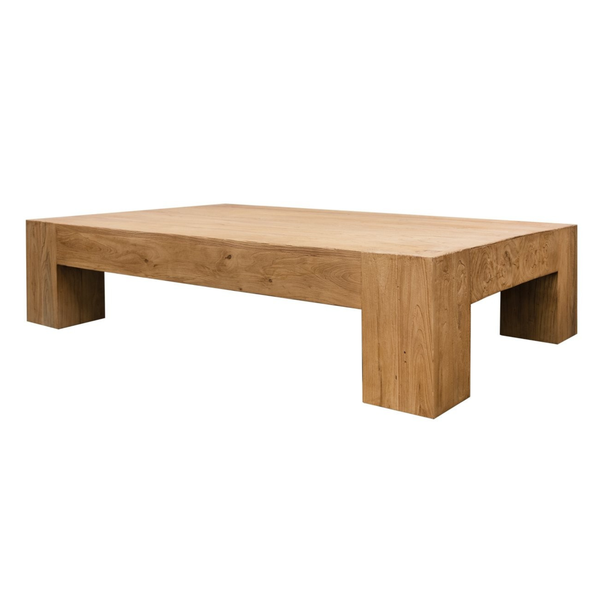 Olma Large Coffee Table | Solid Elm Natural