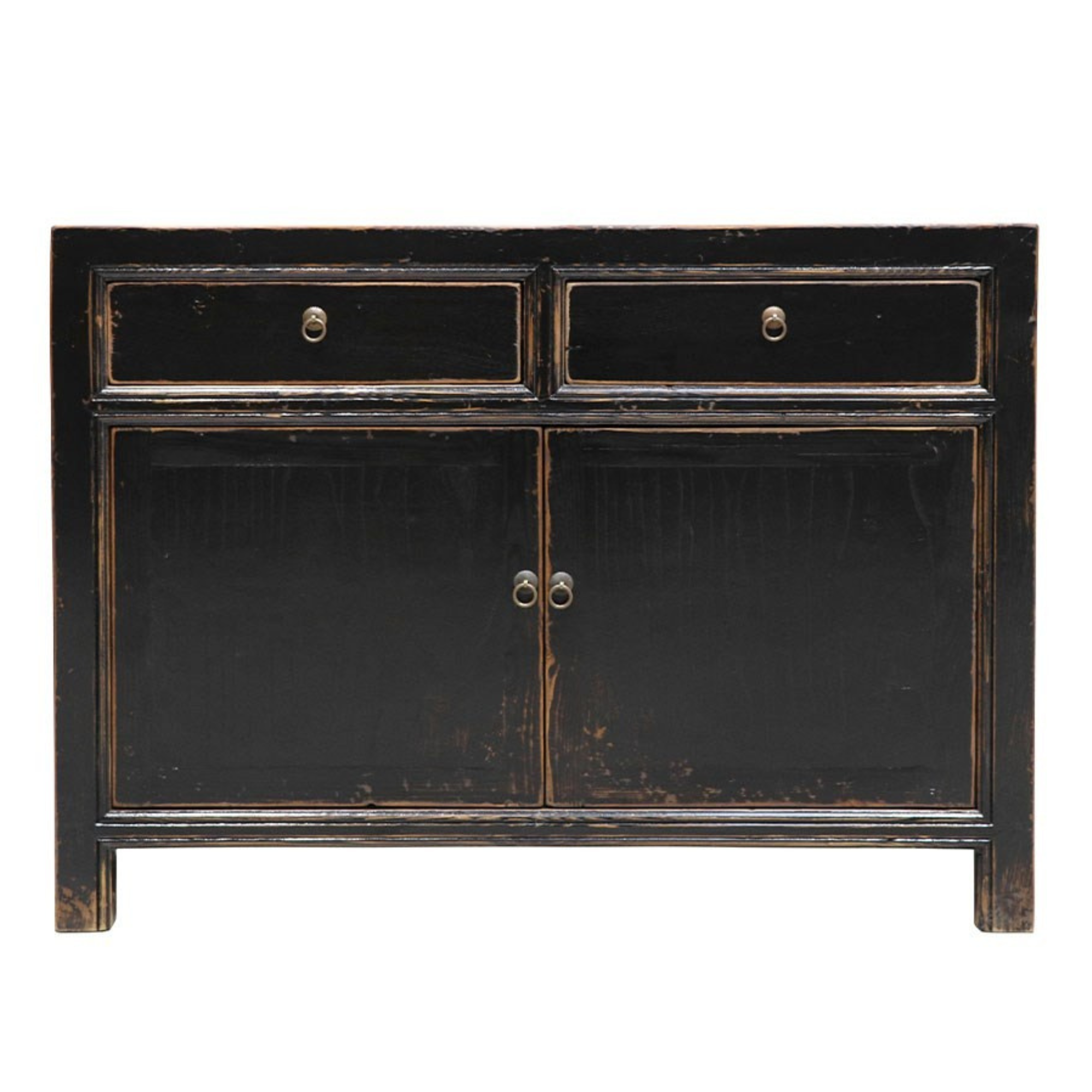 Oriental 2 Door Sideboard | Vintage Black