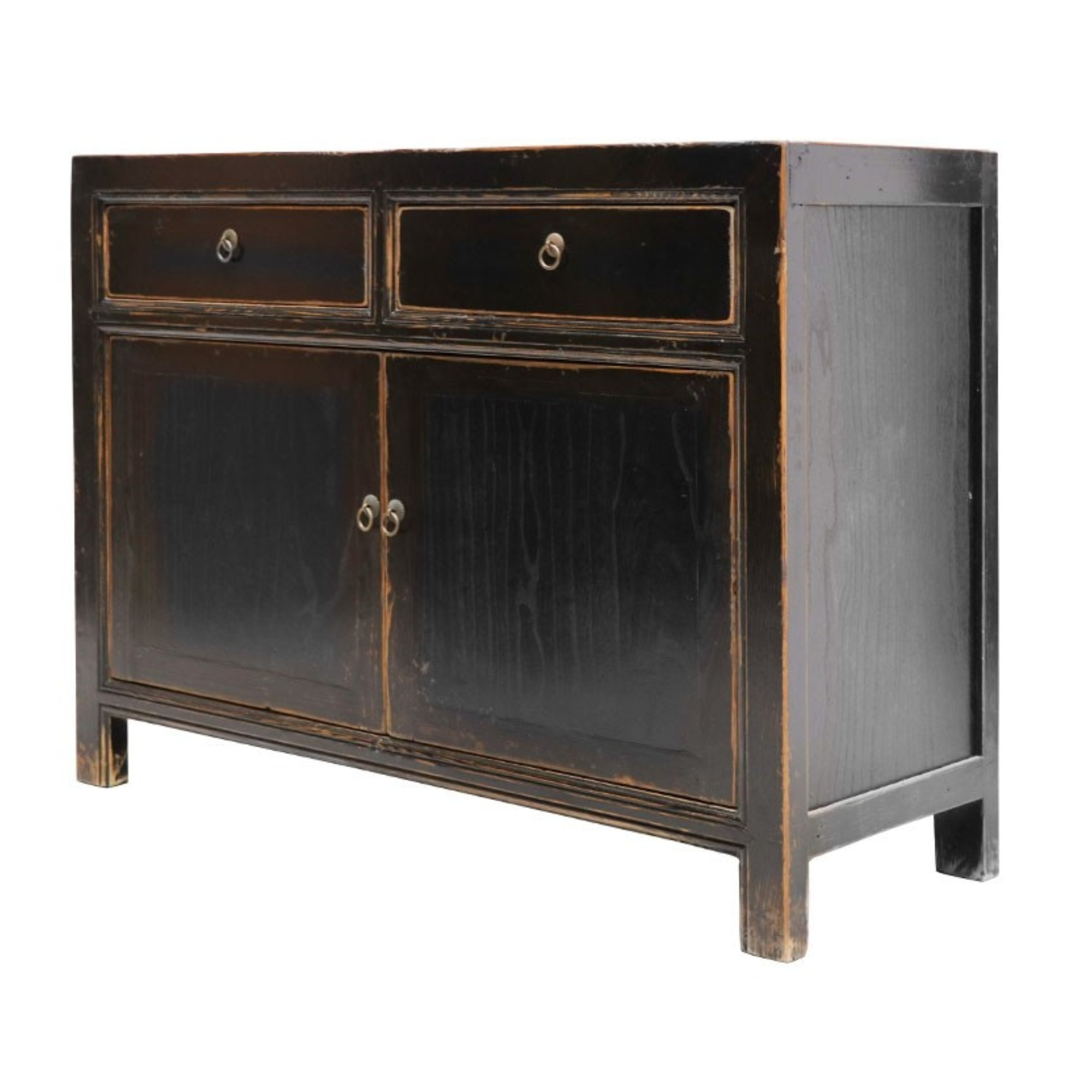 Oriental 2 Door Sideboard | Vintage Black
