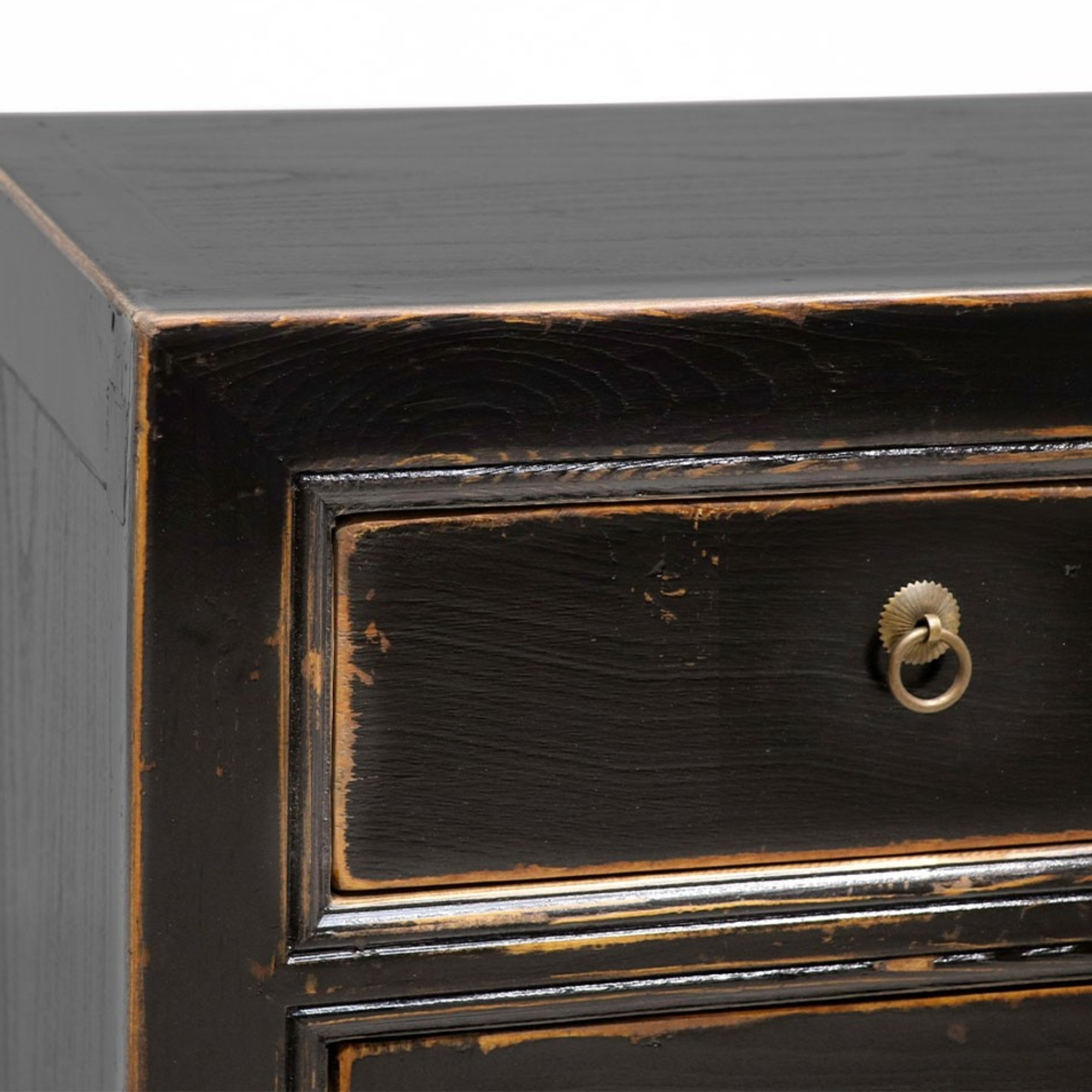 Oriental 2 Door Sideboard | Vintage Black