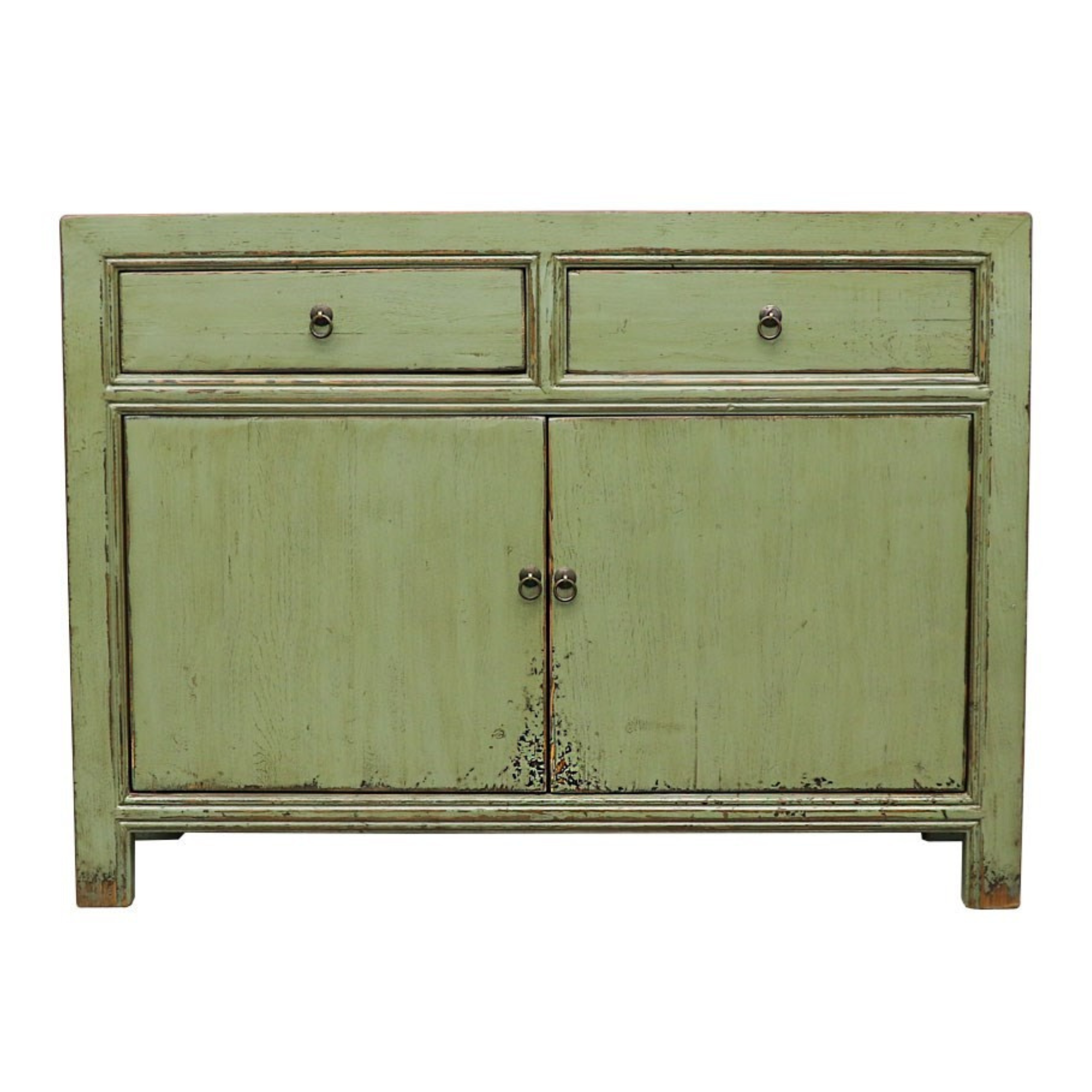 ORIENTAL 2 DOOR SIDEBOARD | VINTAGE GREEN