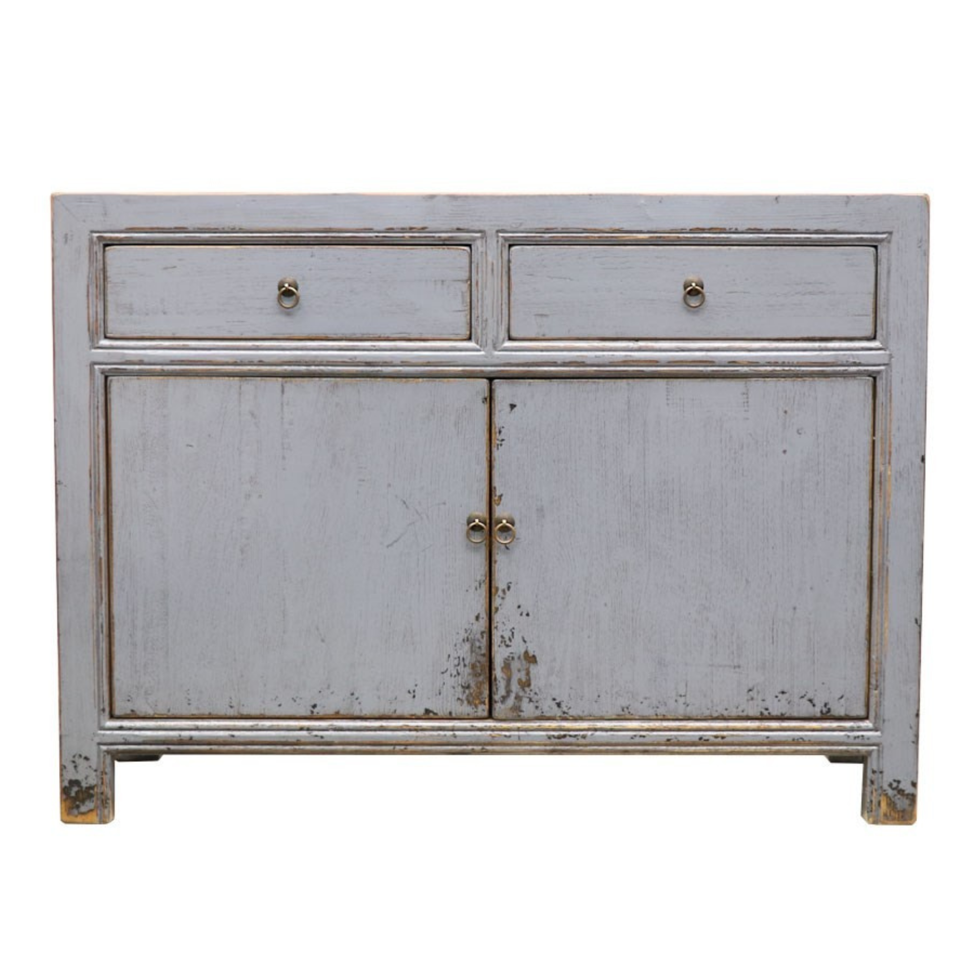 ORIENTAL 2 DOOR SIDEBOARD | VINTAGE GREY
