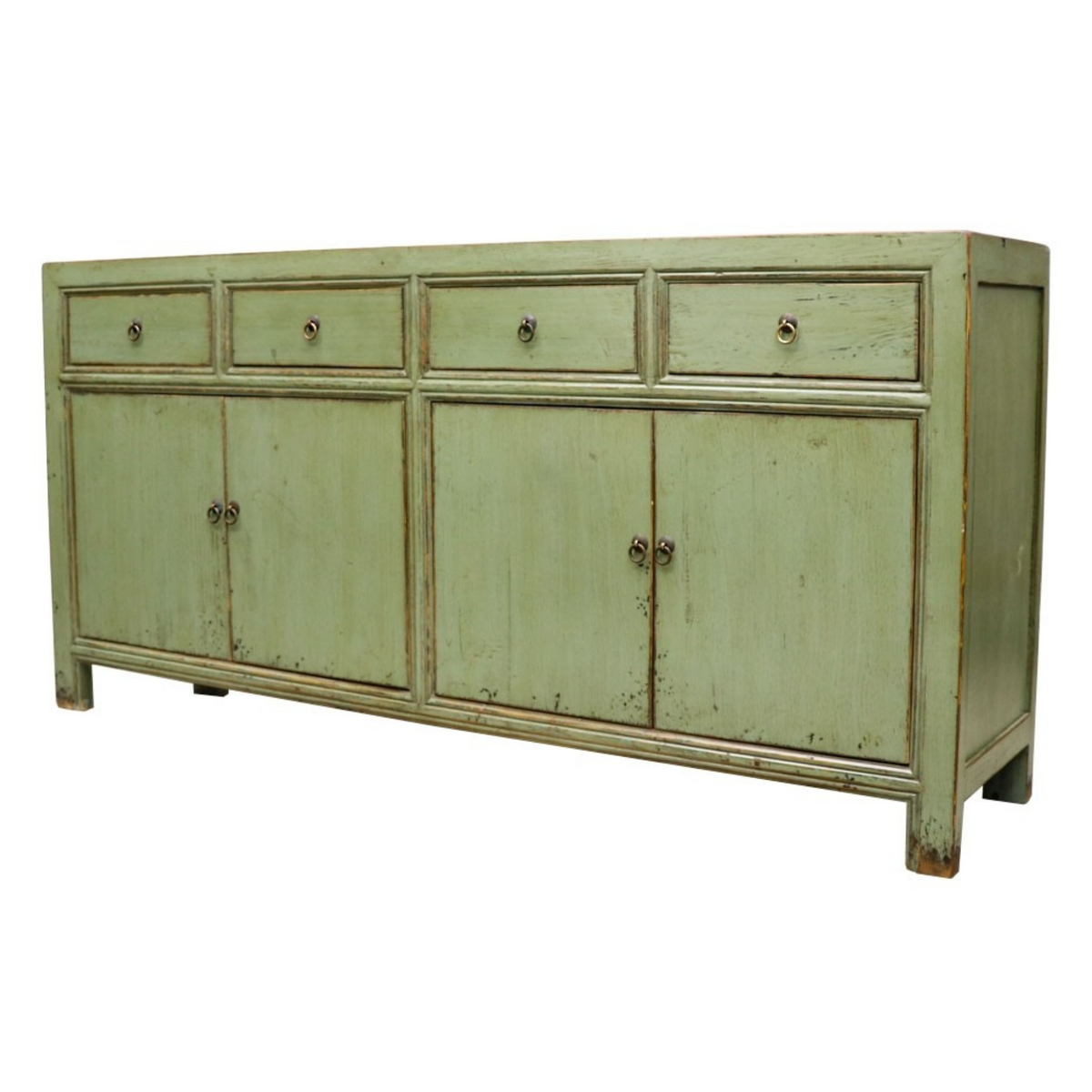 Oriental 4 Door Sideboard | Green