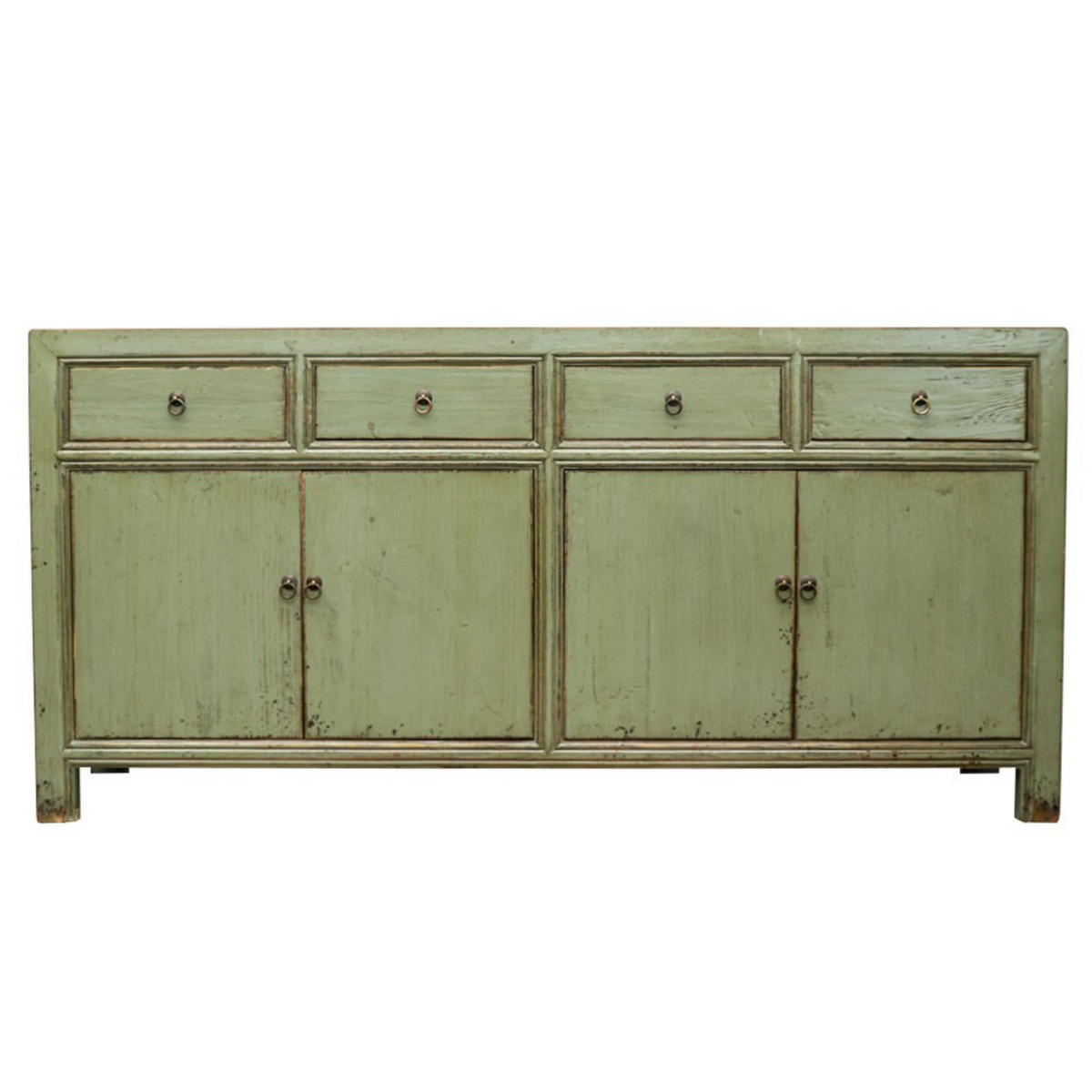 Oriental 4 Door Sideboard | Green