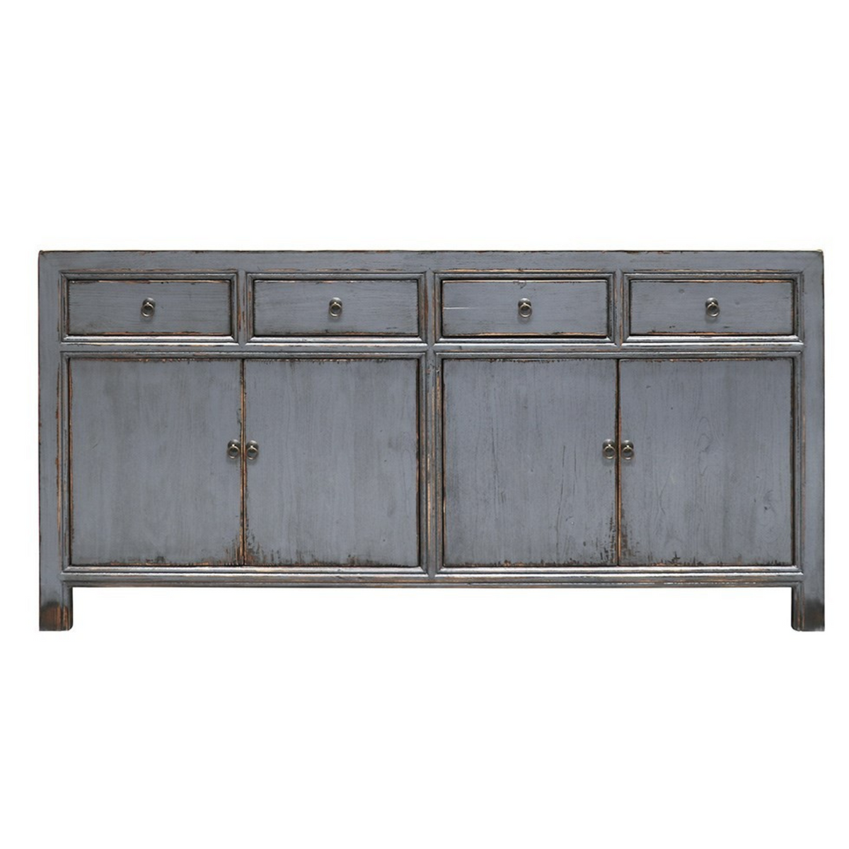 Oriental 4 Door Sideboard | Grey