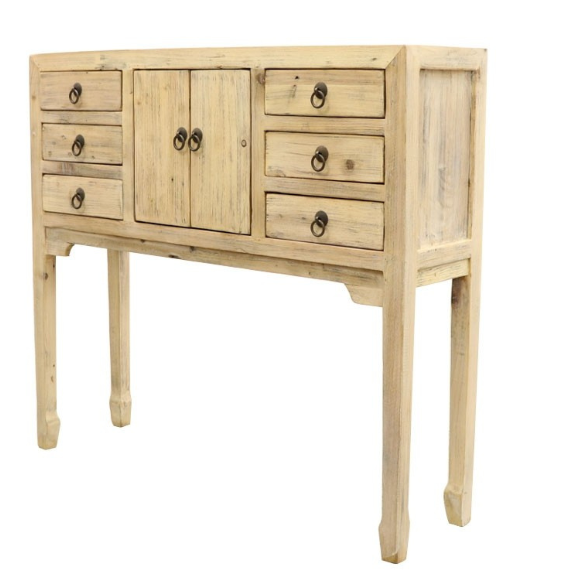 ORIENTAL PAINTED PETITE CONSOLE | NATURAL