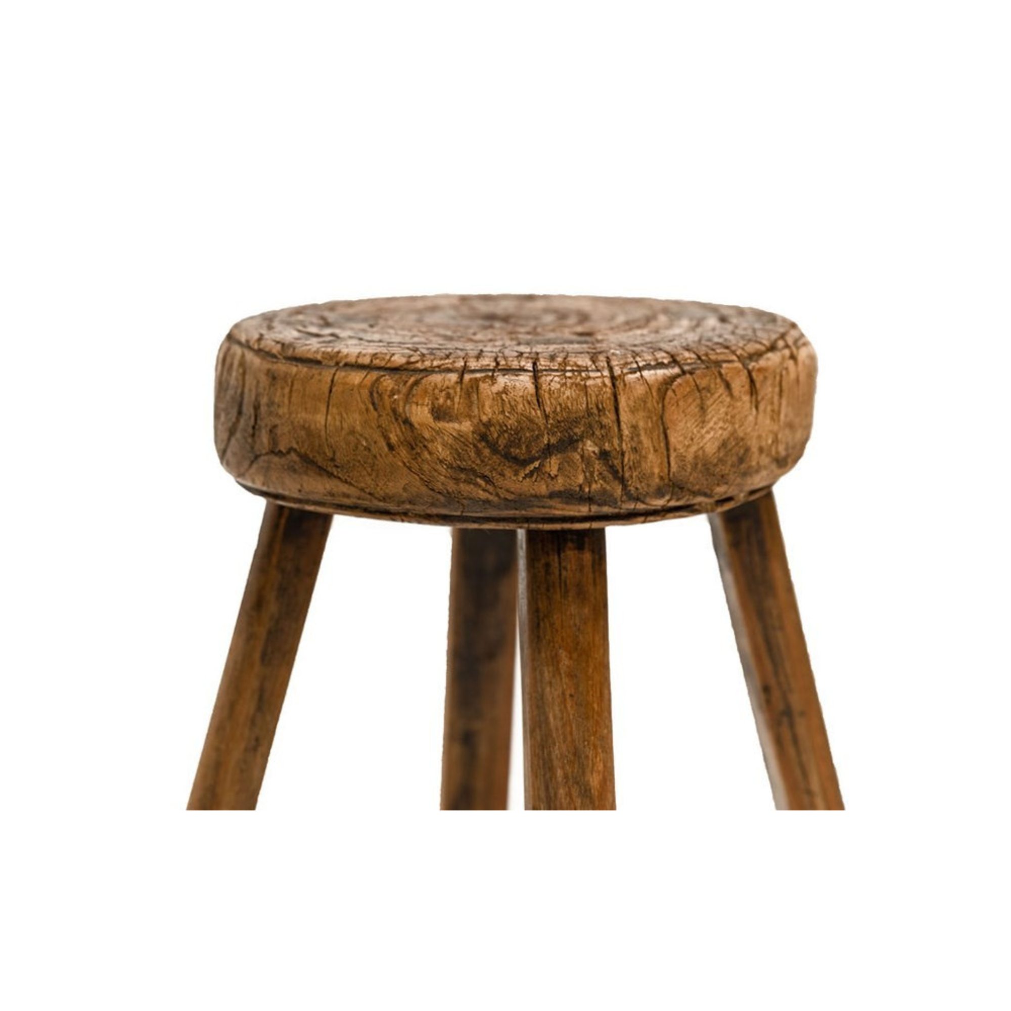ORIGINAL WOODEN ROUND STOOL